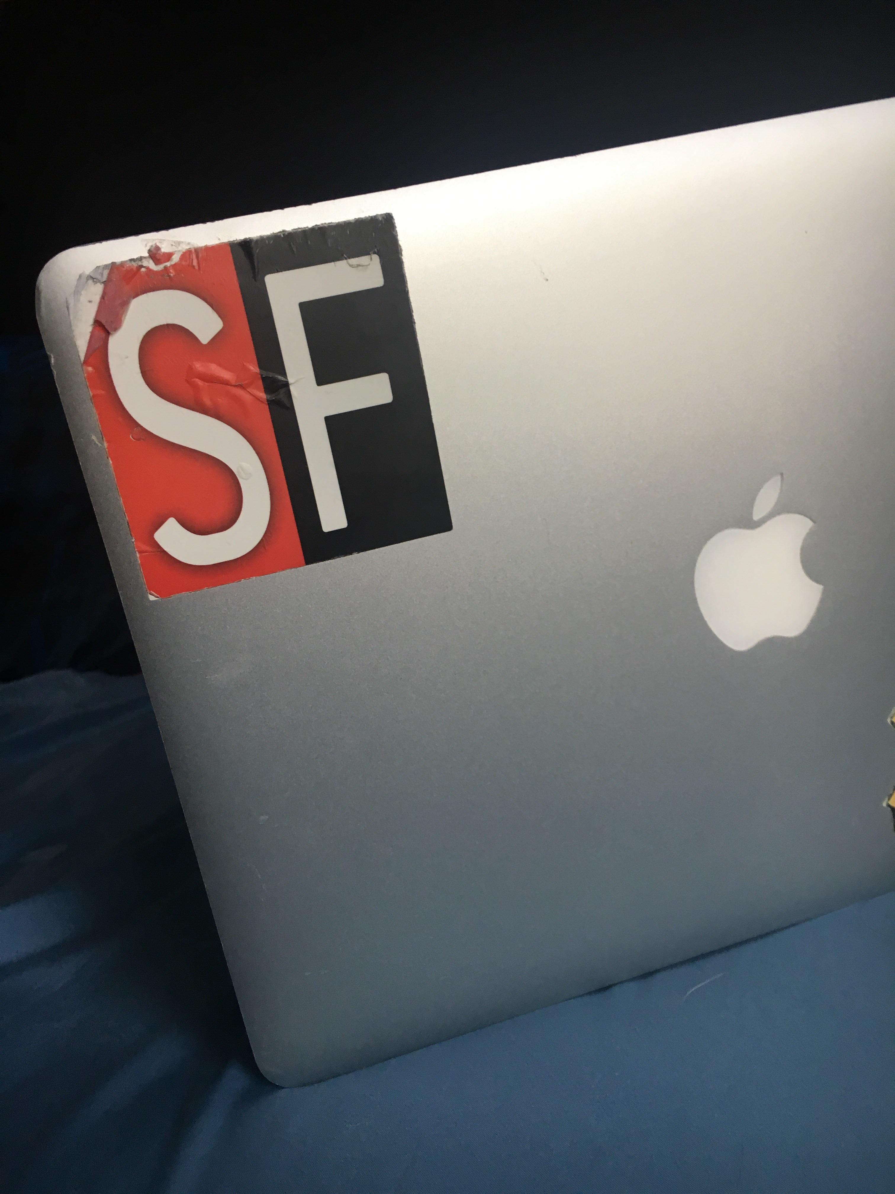 My sticker is peeling off after two years on my laptop r/SourceFed