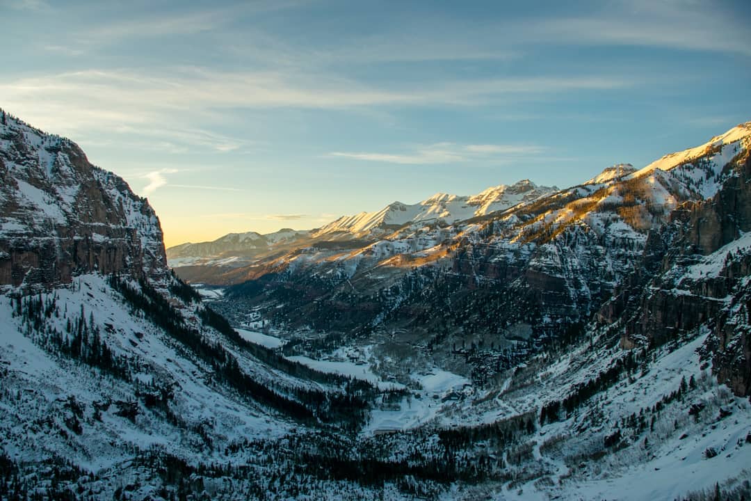 Snowshoeing in Telluride r/Colorado