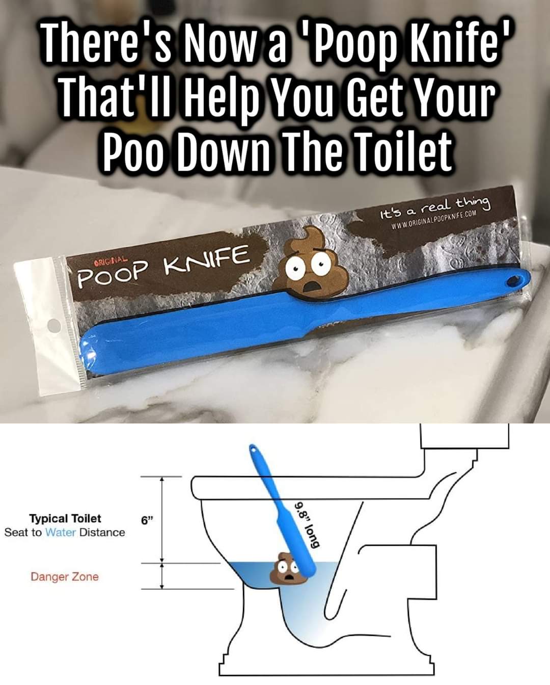 You can now buy a poop knife on Amazon. Link in comments