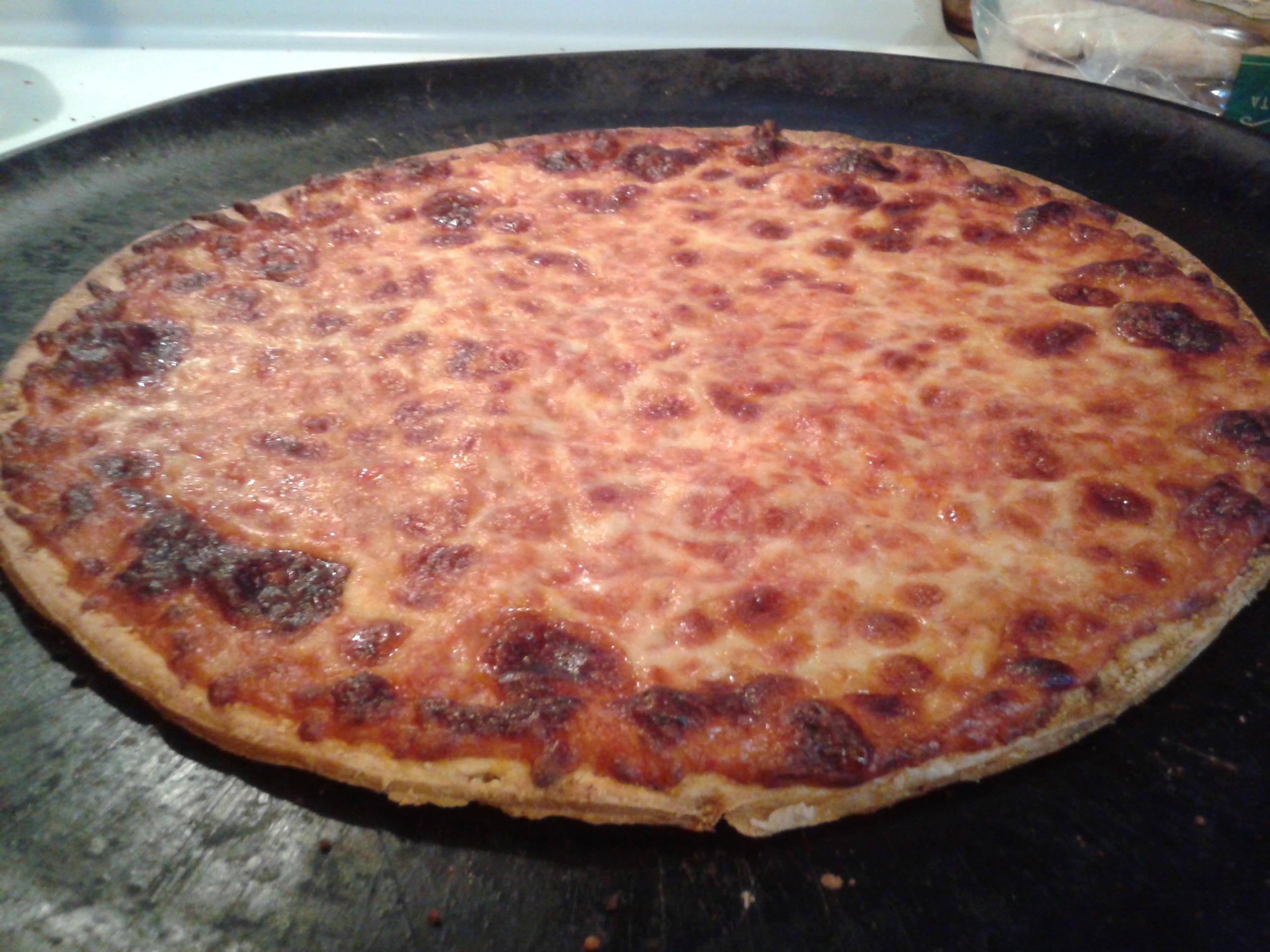 Jack's Frozen Pizza. Just came out of the oven. r/shittyfoodporn