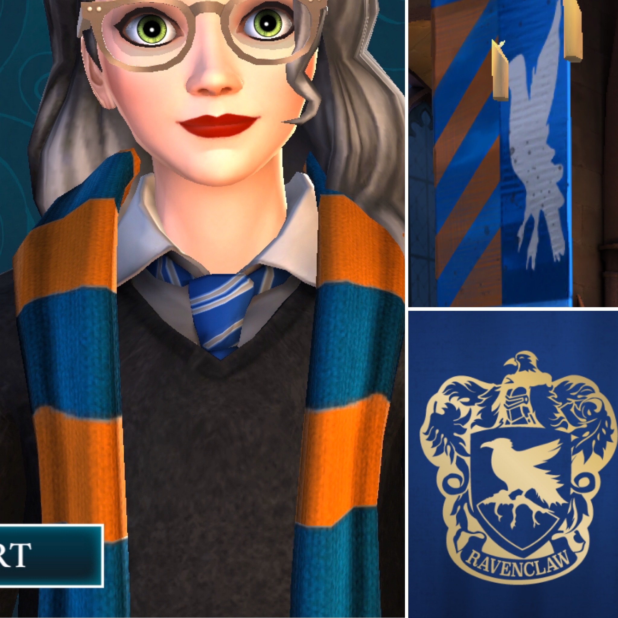 Ravenclaw Colors Book this is a copy of my own skin with different tie
