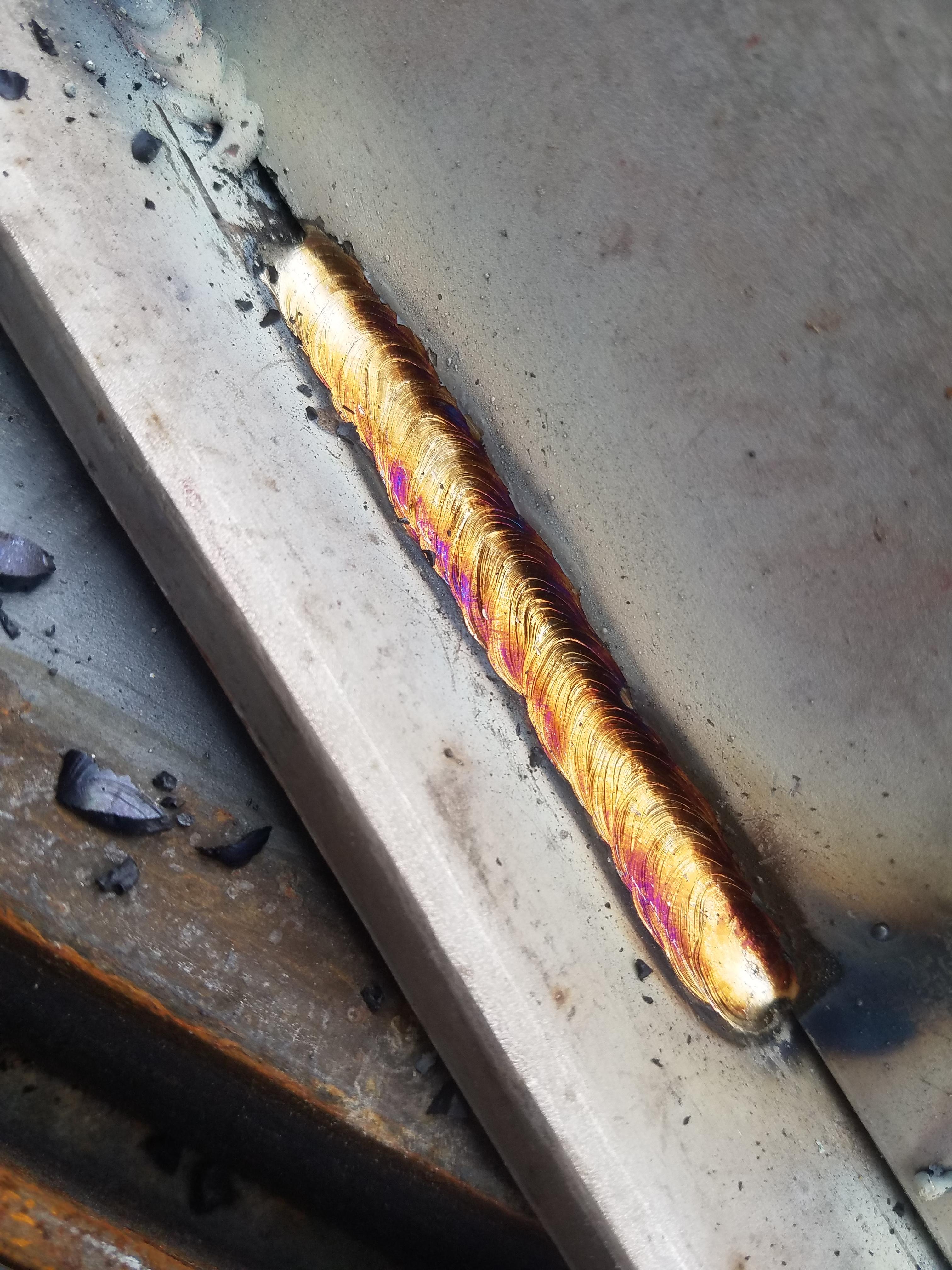 Had never seen stainless stick welding rod before today r/Welding