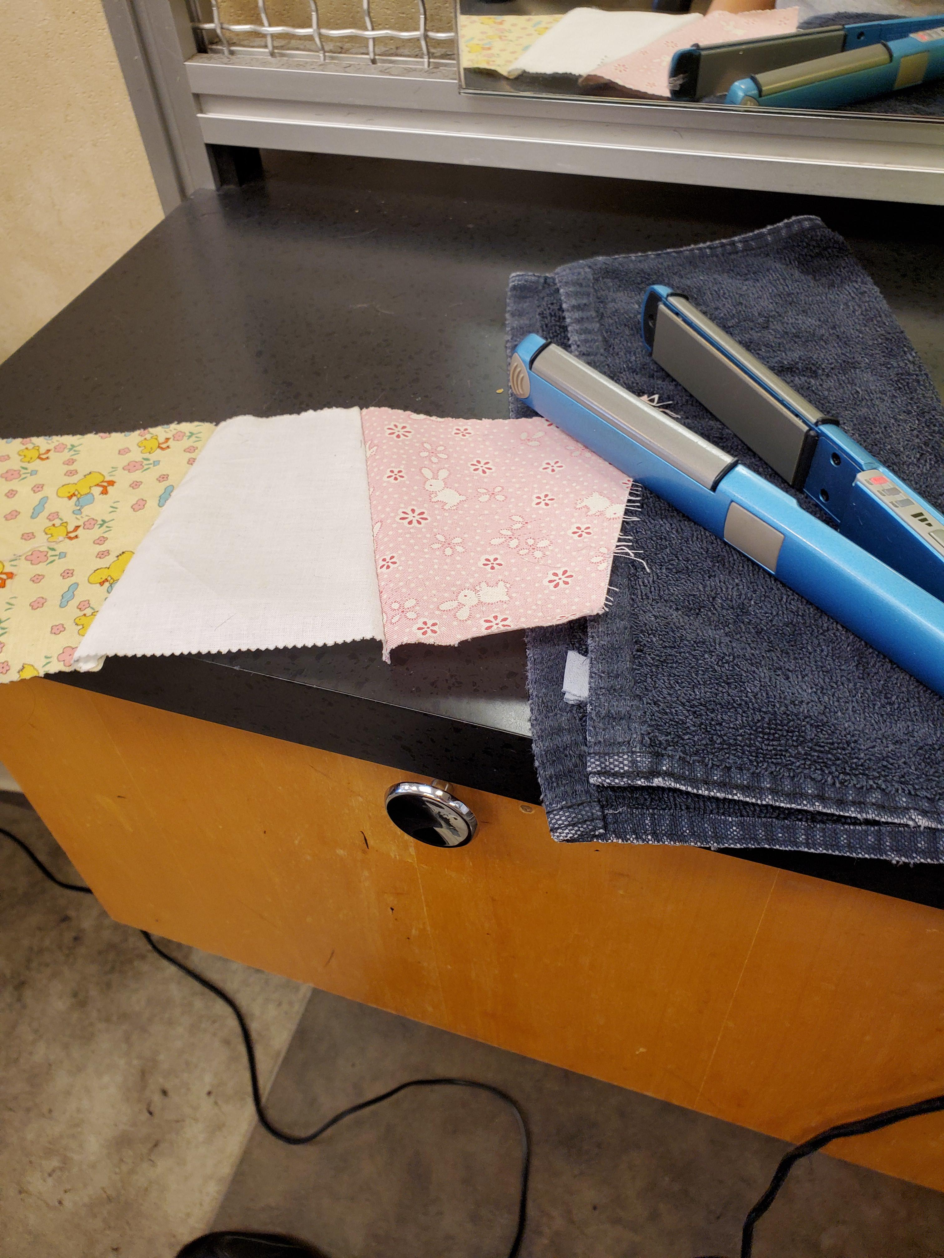 This is a perfectly reasonable use for an expensive flat iron, right? r/quilting
