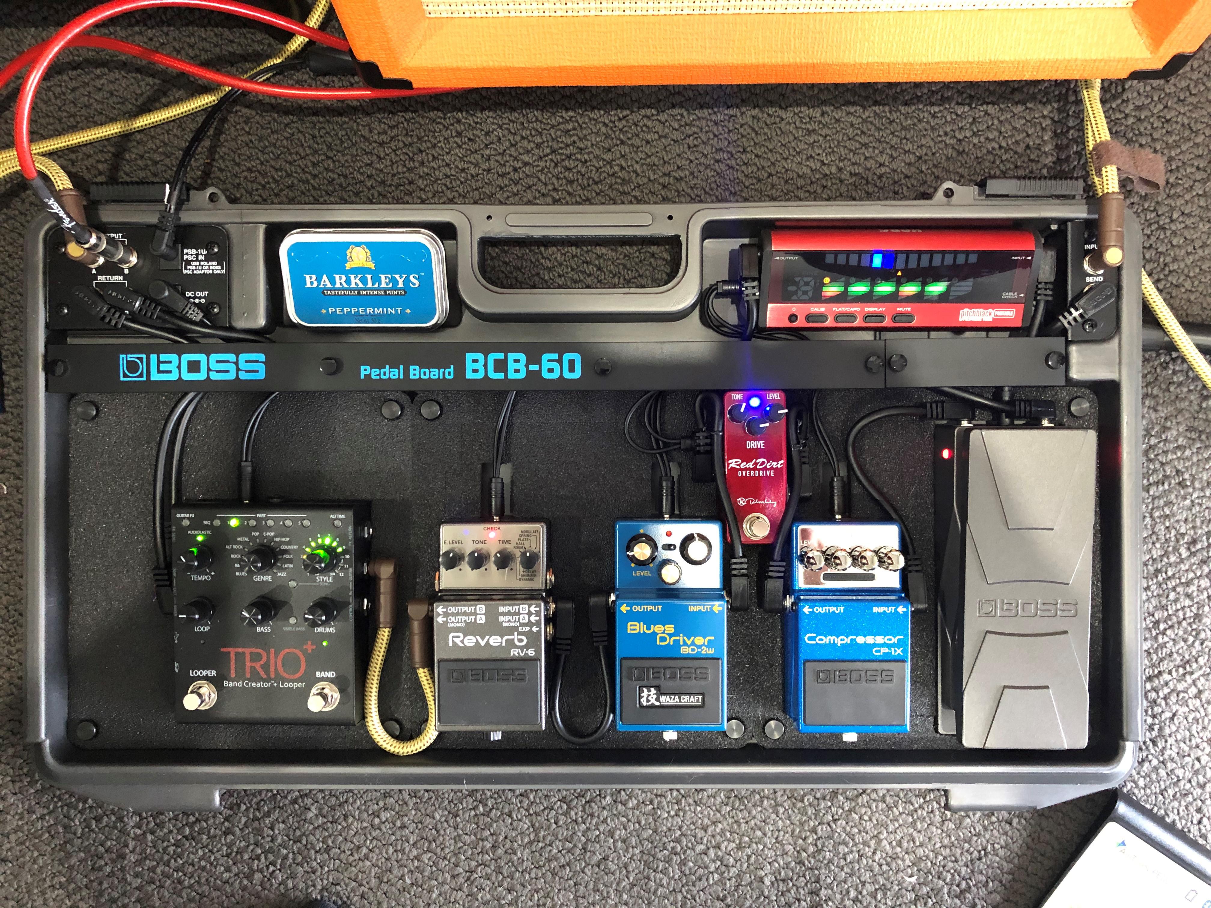 Boss BCB60 Blues pedalboard setup r/guitarpedals