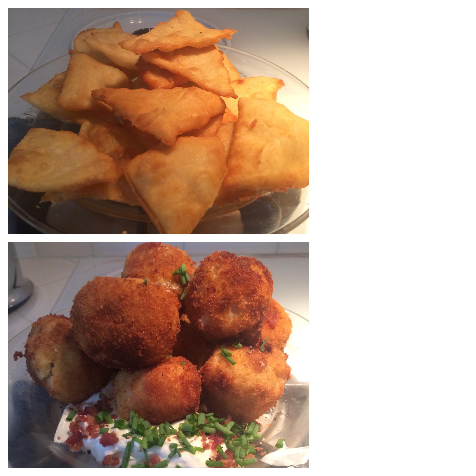 Made Sopapillas+ Fries Quatro Queso Dos Fritos r/psych