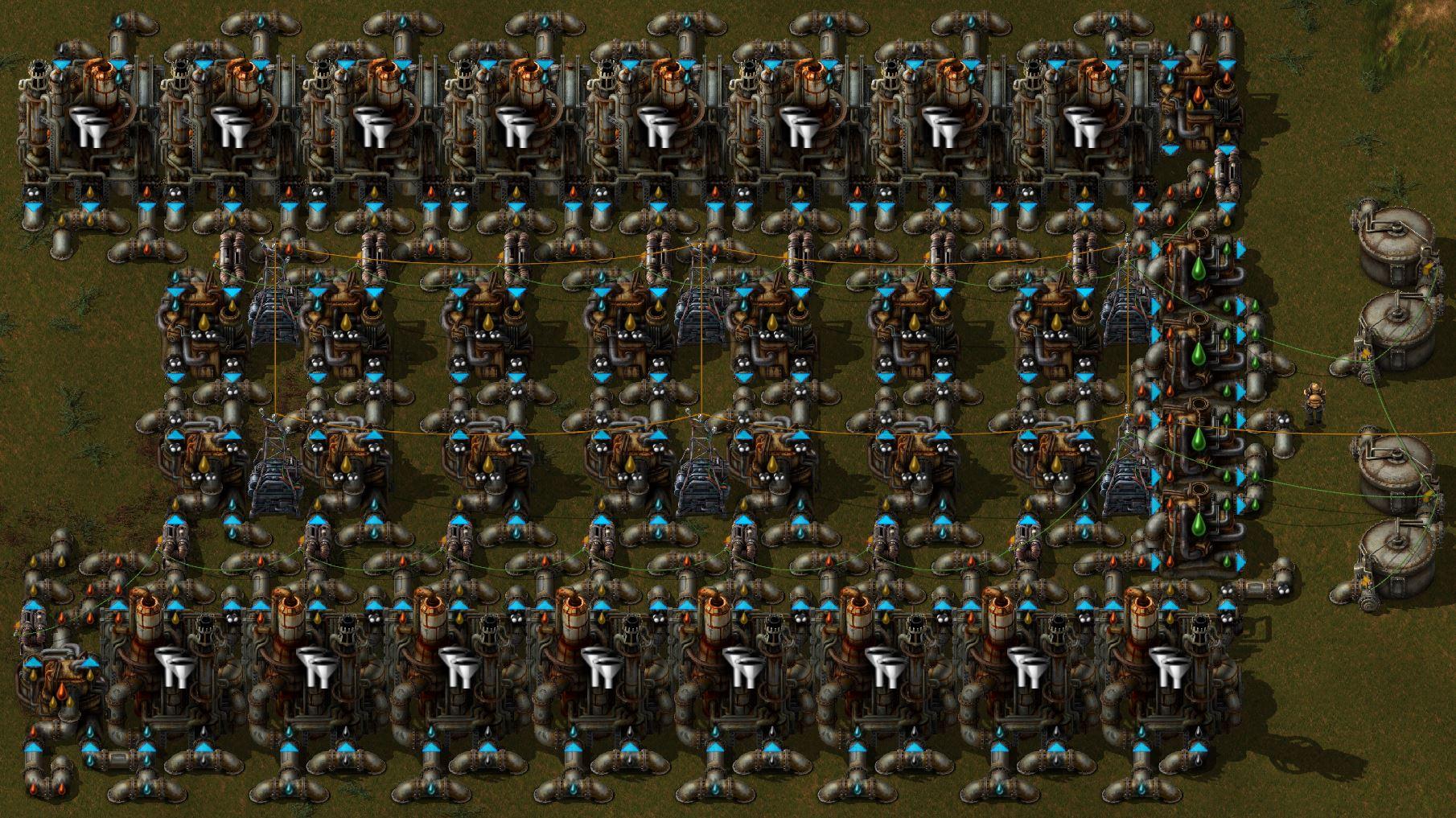 My take on the compact oil refinery. Good ratios, reactive, easy to use