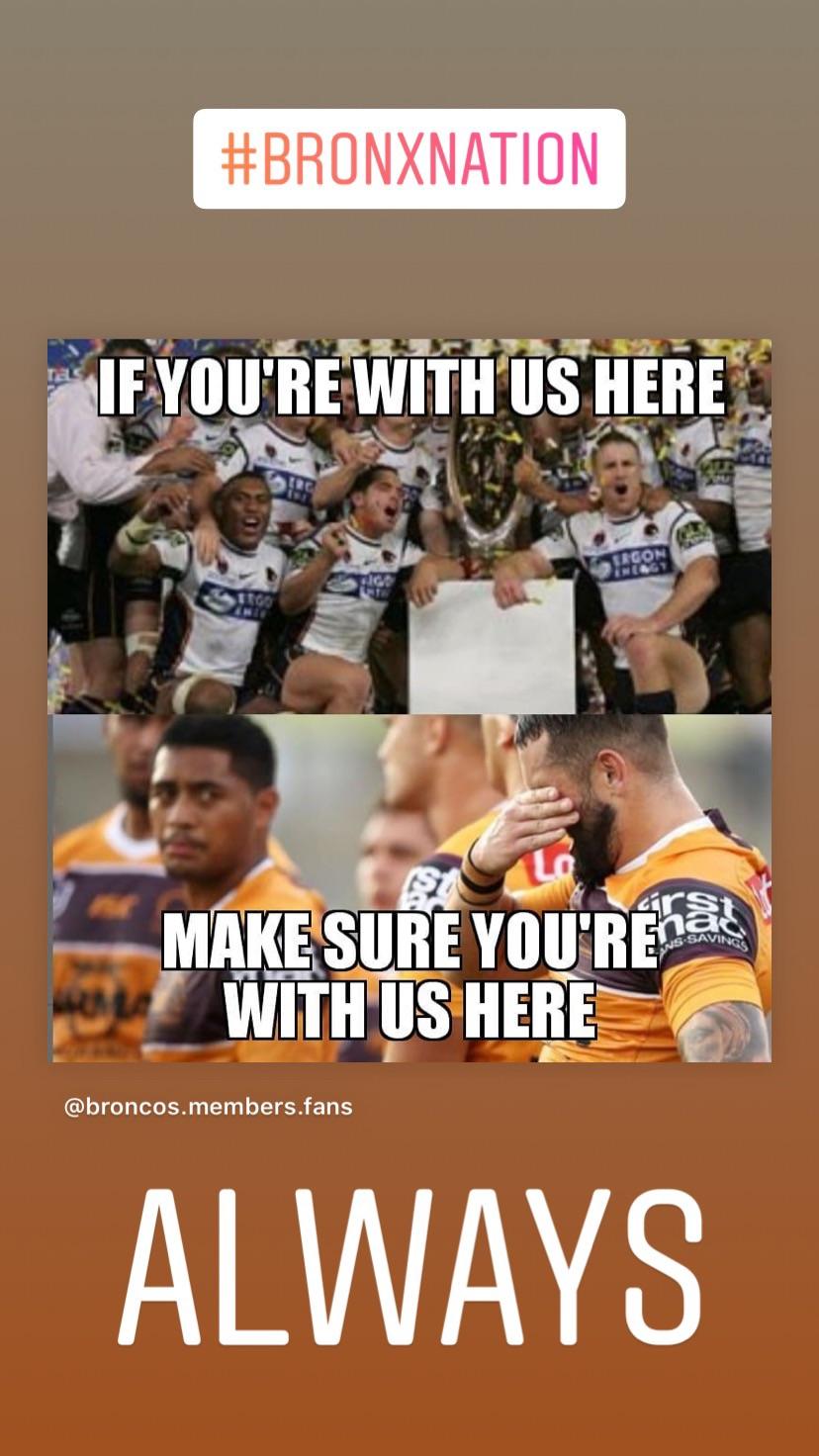 Brisbane Broncos Memes 2020 / Brisbane Broncos 2020 Mens Gold