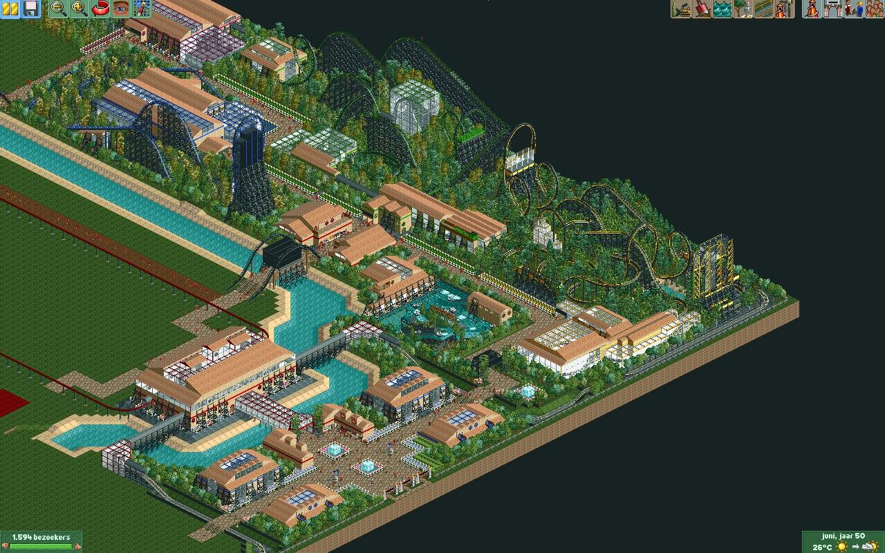 My RCT2 park in progress r/rct