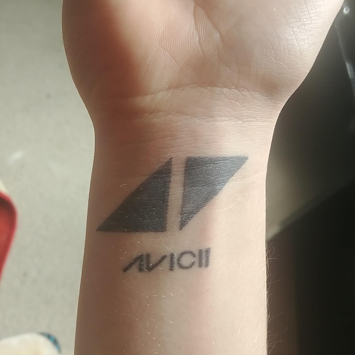 My tattoo. R.I.P. to my favorite artist of all time. Cant belive its