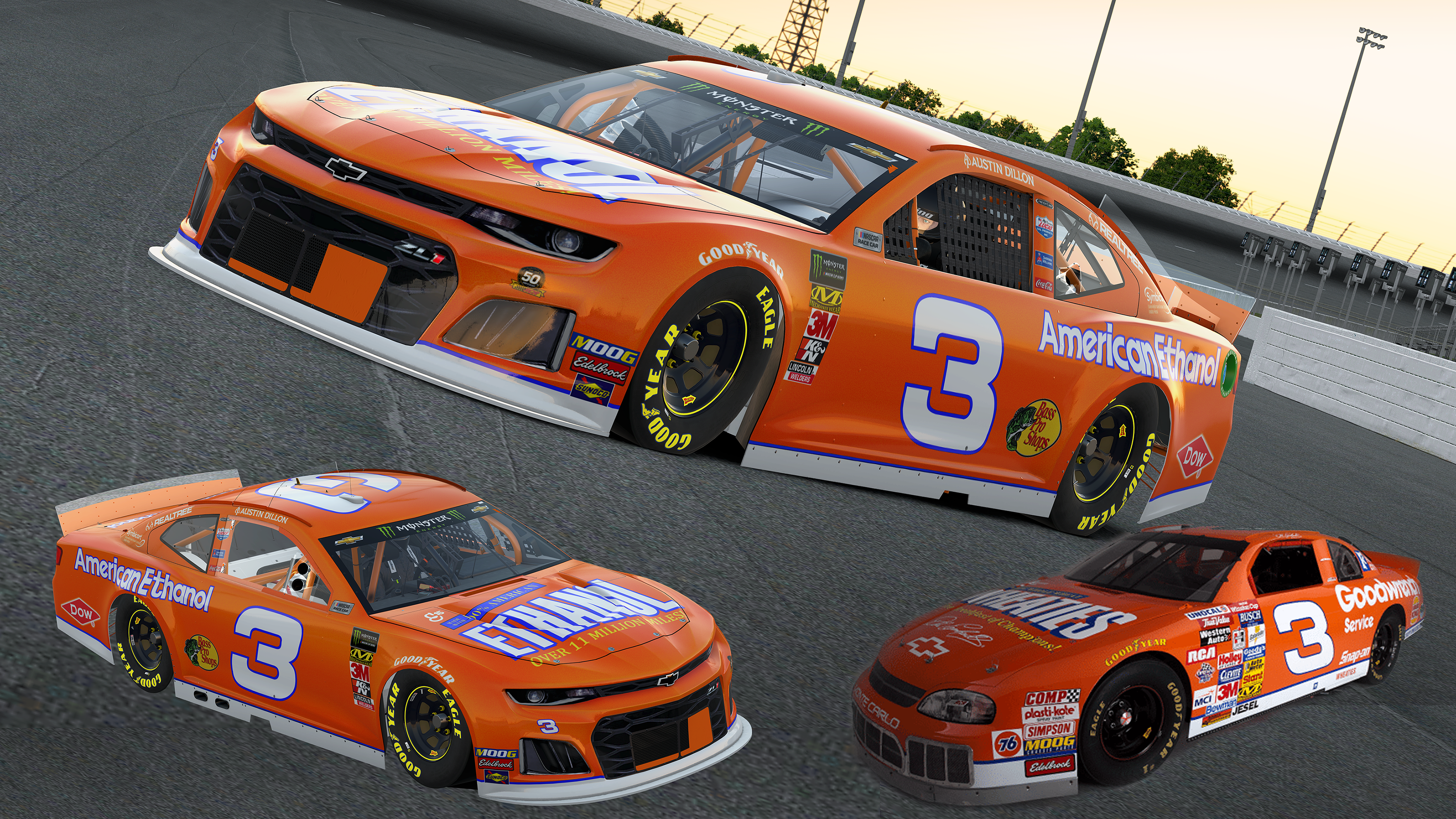 My Austin Dillon 2019 Darlington Throwback Concept r/NASCAR