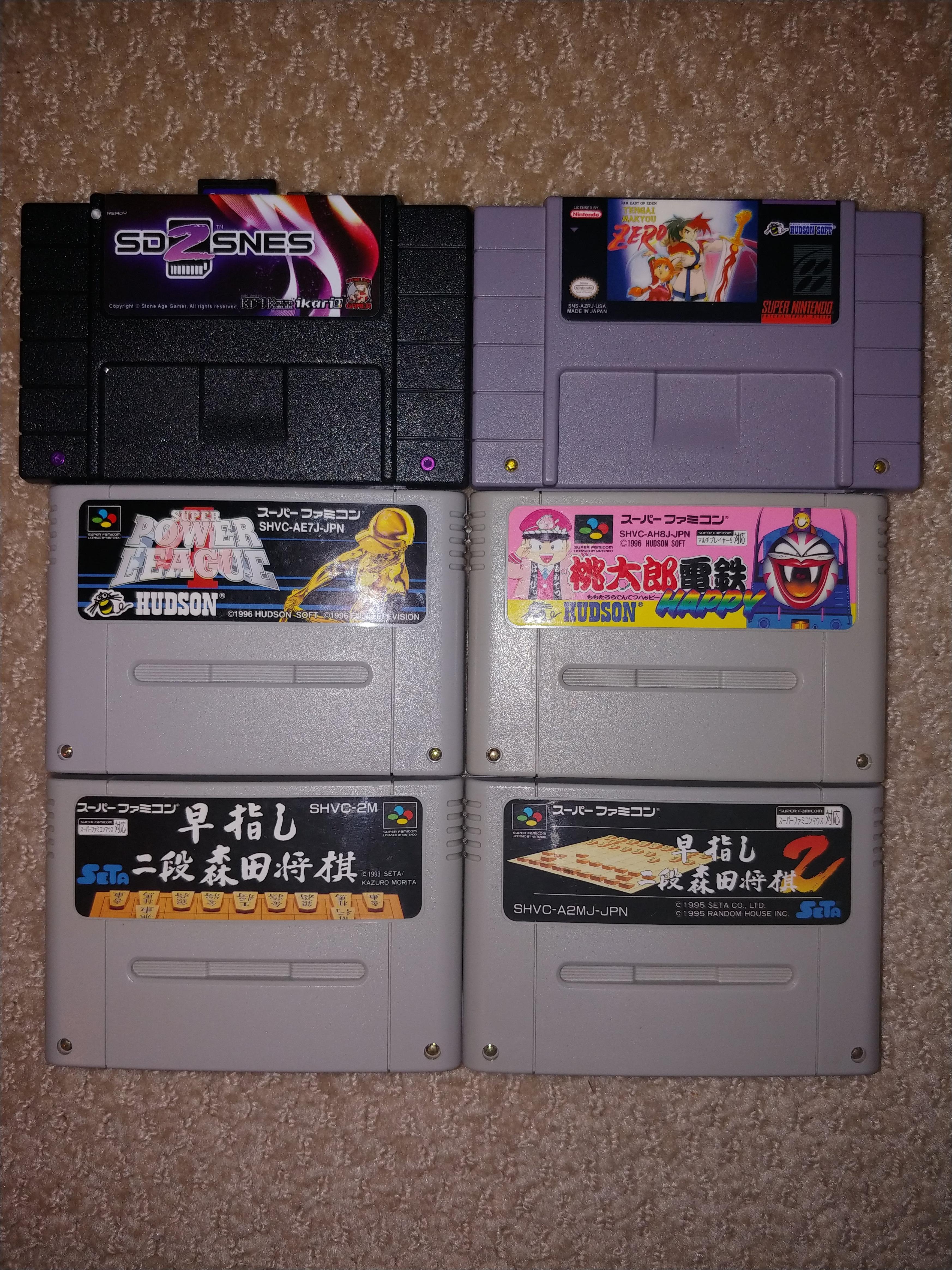 Life = Complete. I can now play every SNES/SFC game ever released on real hardware. snes