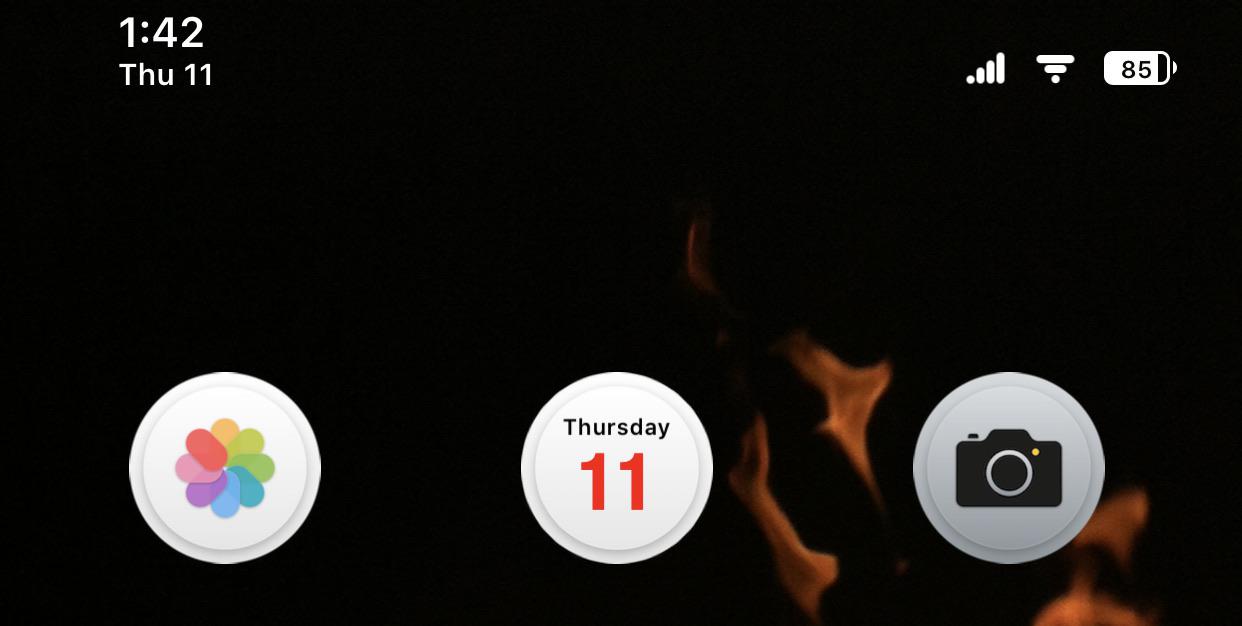 [Help] Is there a way to reduce the gap in linear status bar ? Iphone