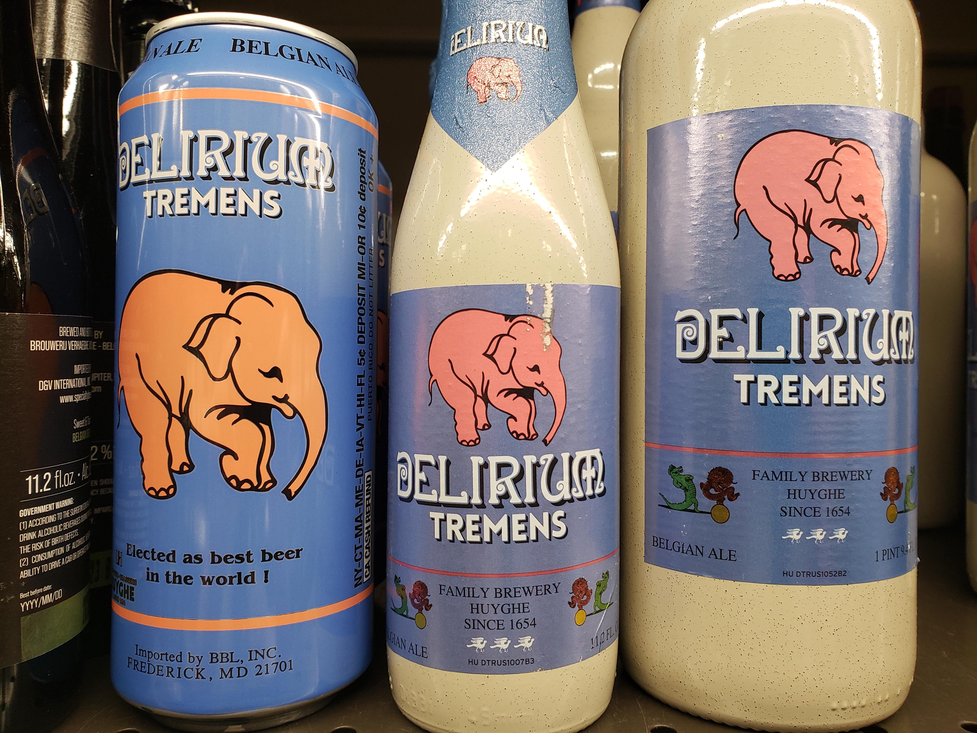 Delirium Tremens brewery with pink elephant logo… Jesus Christ 😳 Images