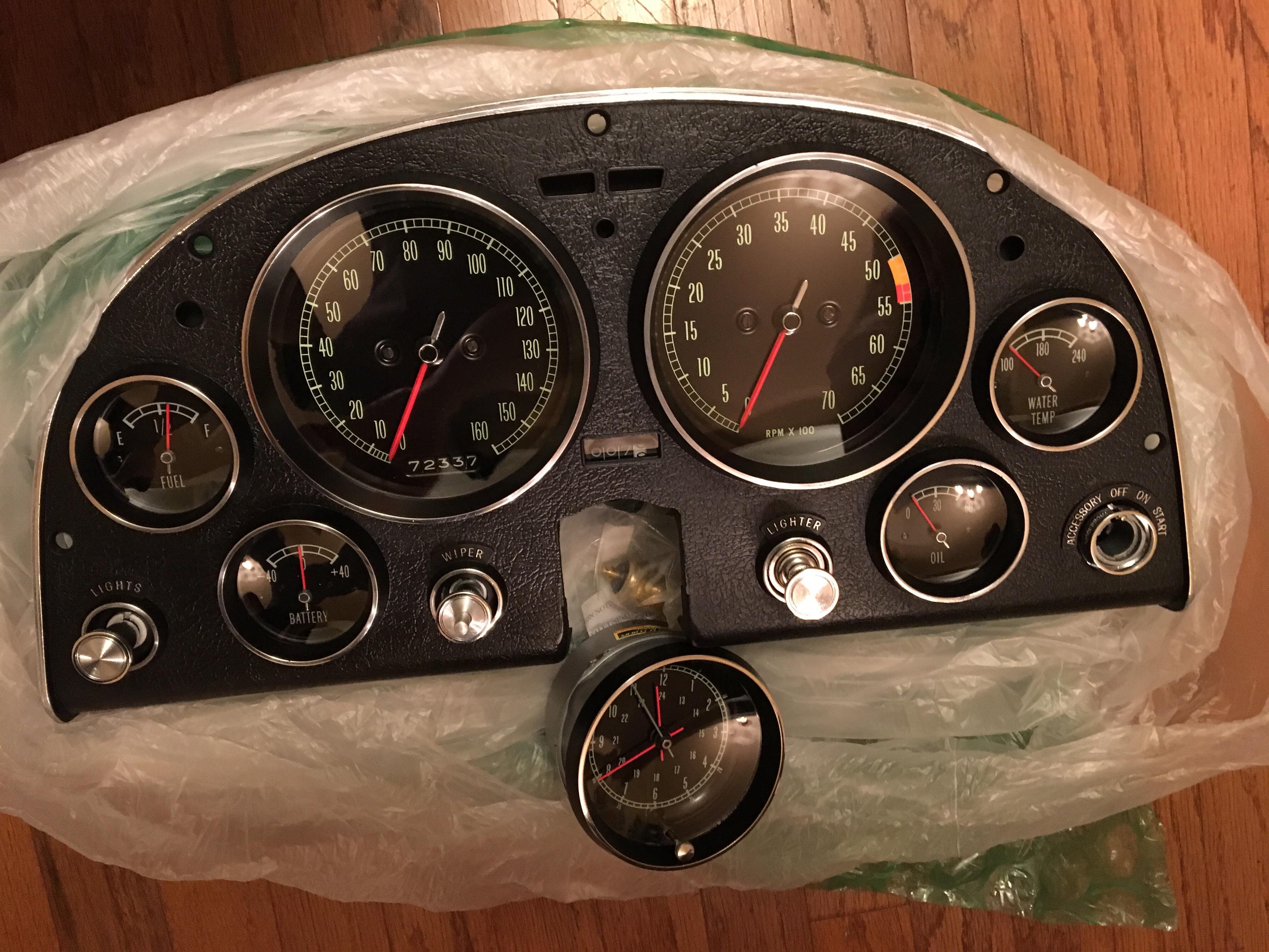 Just got my cluster back from Rogers Clocks r/Corvette