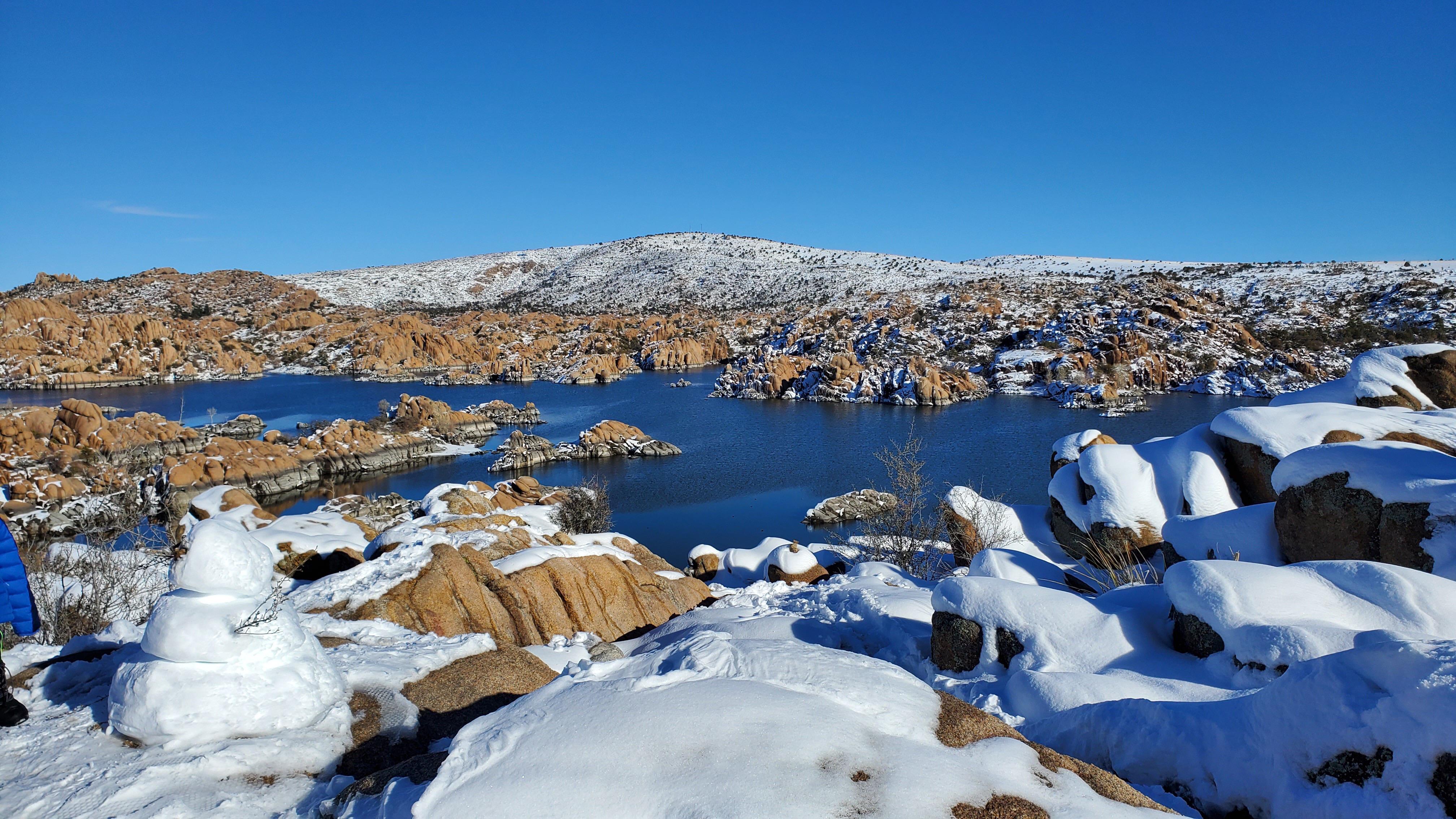 Watson Lake, Prescott after the storms r/arizona
