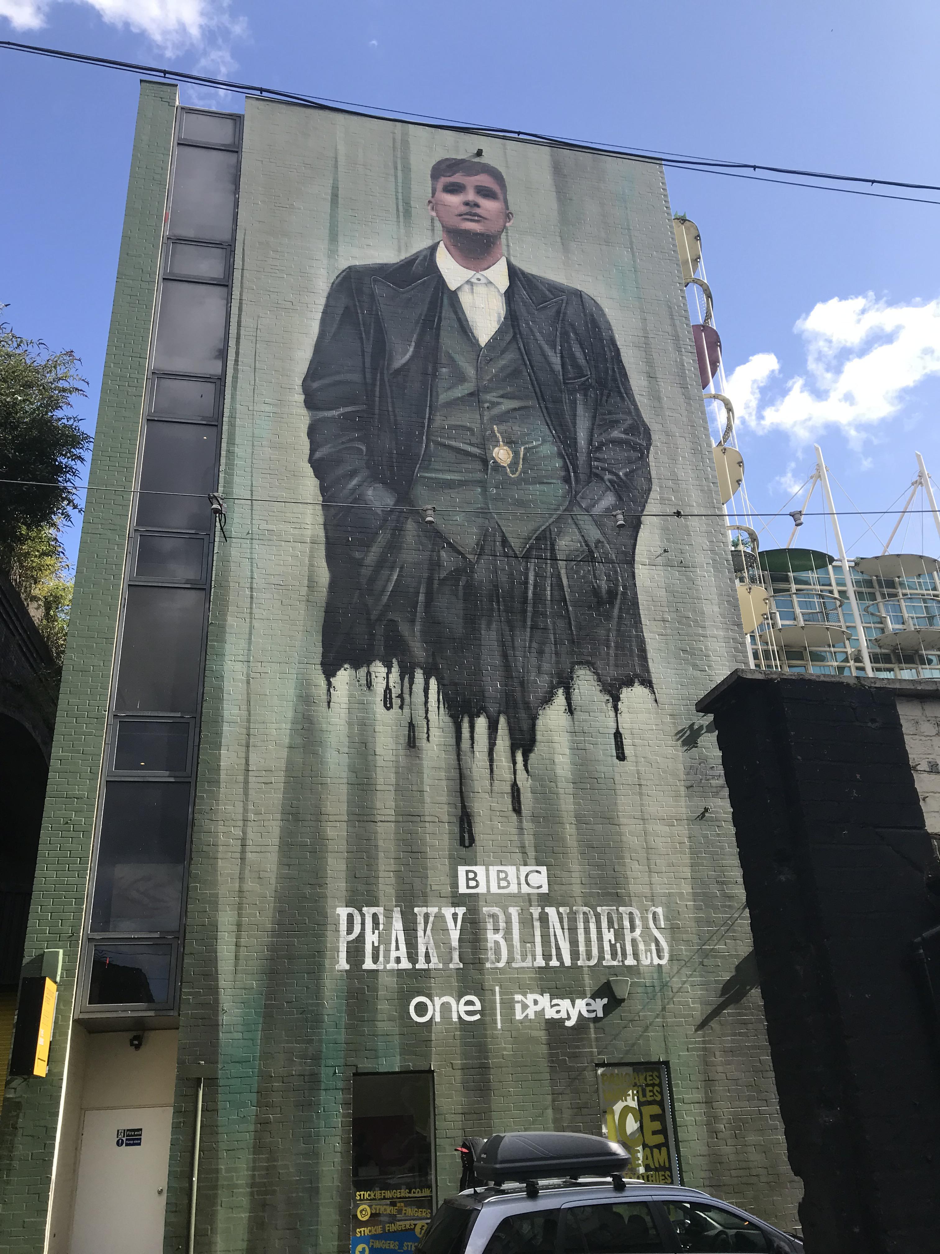 Been to see this mural today in Birmingham. Painted on the side of a