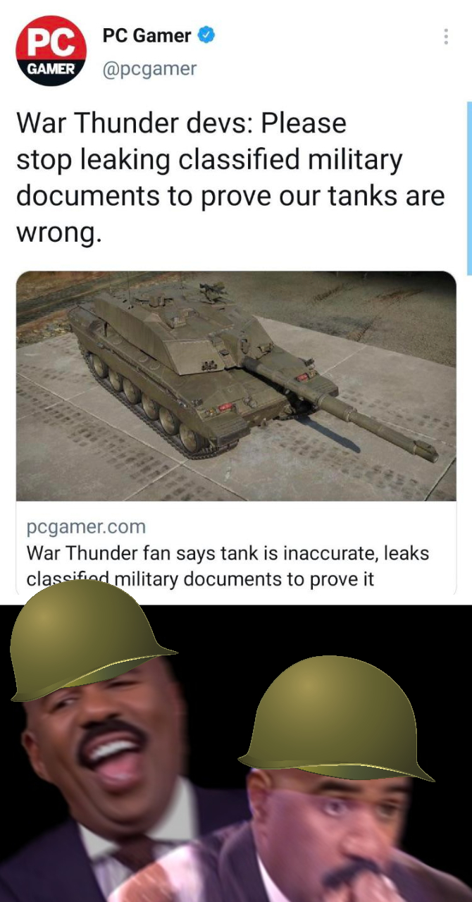 *Laughs in Tank* : warthundermemes