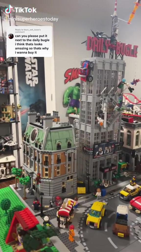 A look at the Sanctum Sanctorum next to the Daily Bugle. r/lego
