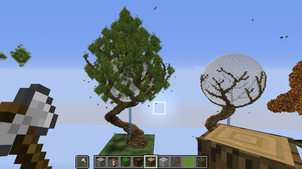 Minecraft Giant Trees Mod Falling Tree Mod 1 17 1 1 16 5 Break Down Trees By Only Cutting One