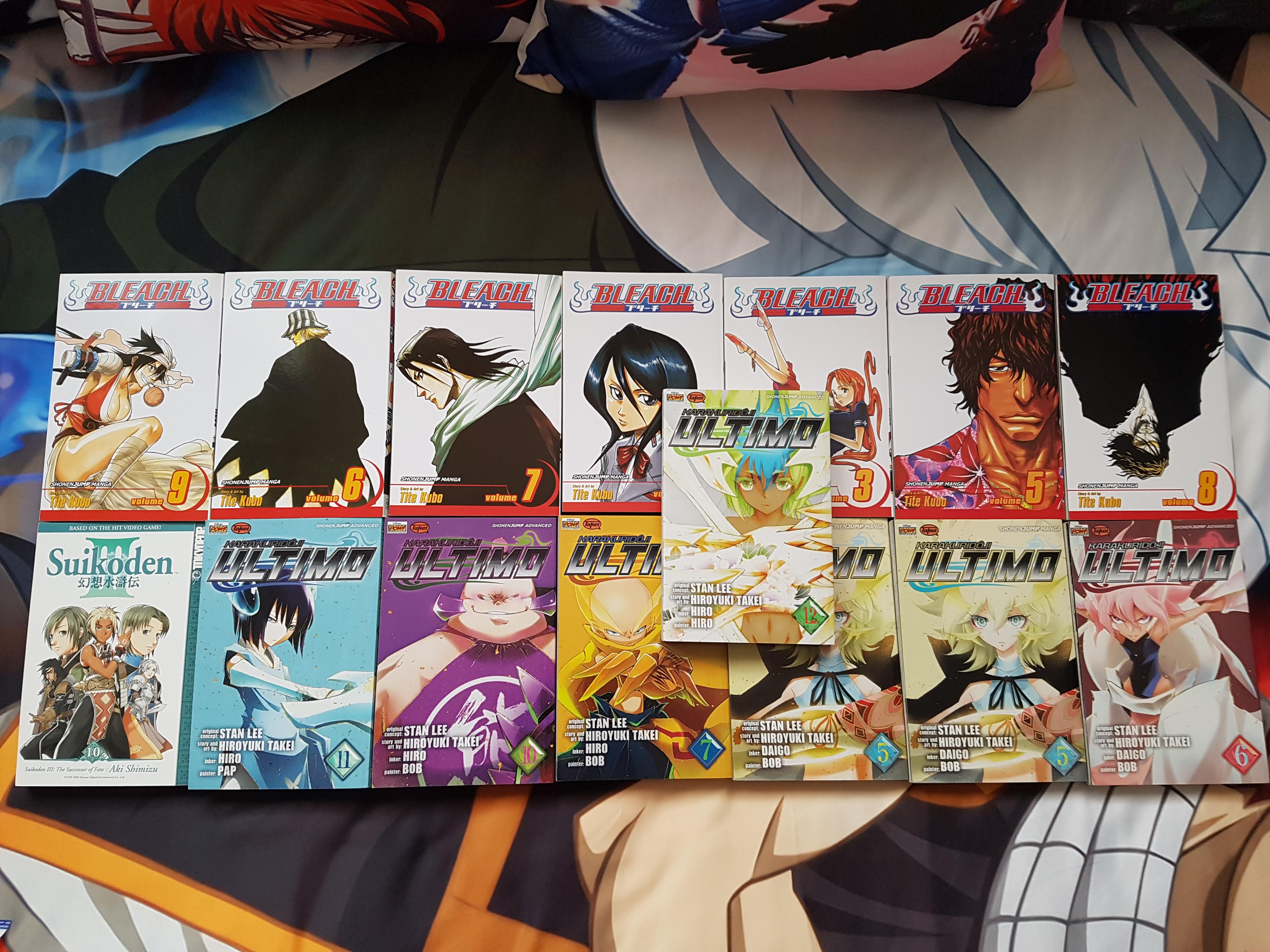 I love Bleach an anime full of action and comedy Ultimo is another