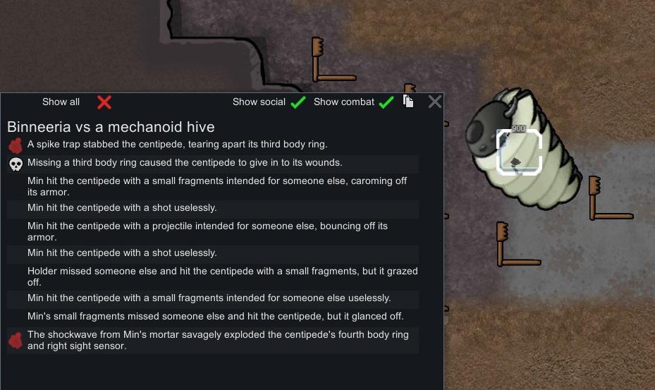 CE centipede Vs. wooden spike trap. Clearly they're OP r/RimWorld