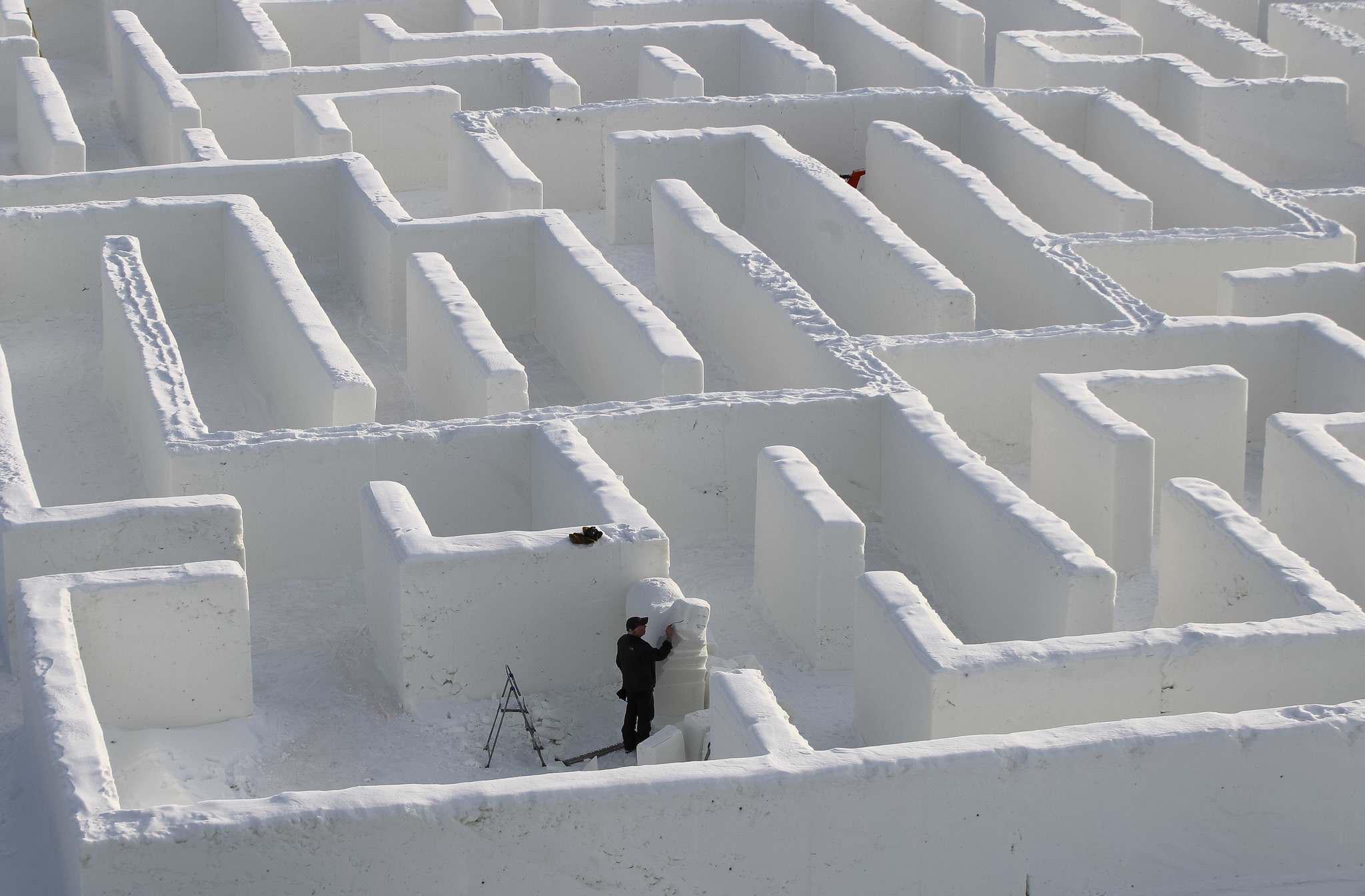 St Adolphe Snow Maze at Elaine Warren blog