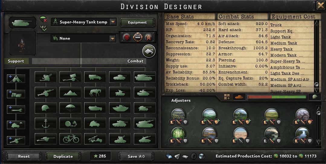 A what equipment does this division need? Byes r/hoi4