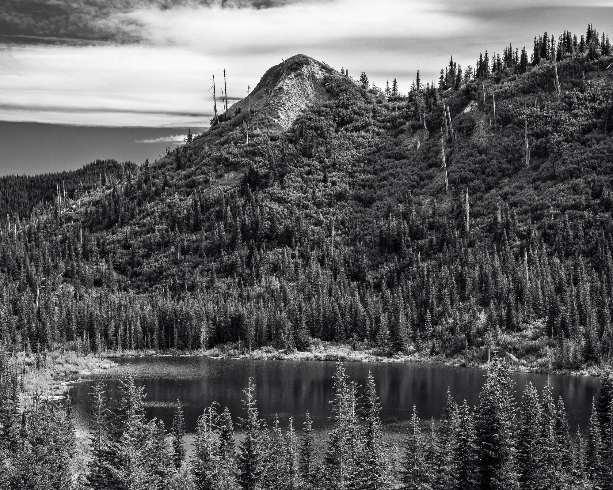 Meta Lake in the Gifford Pinchot National Forest near Mt. St. Helens in