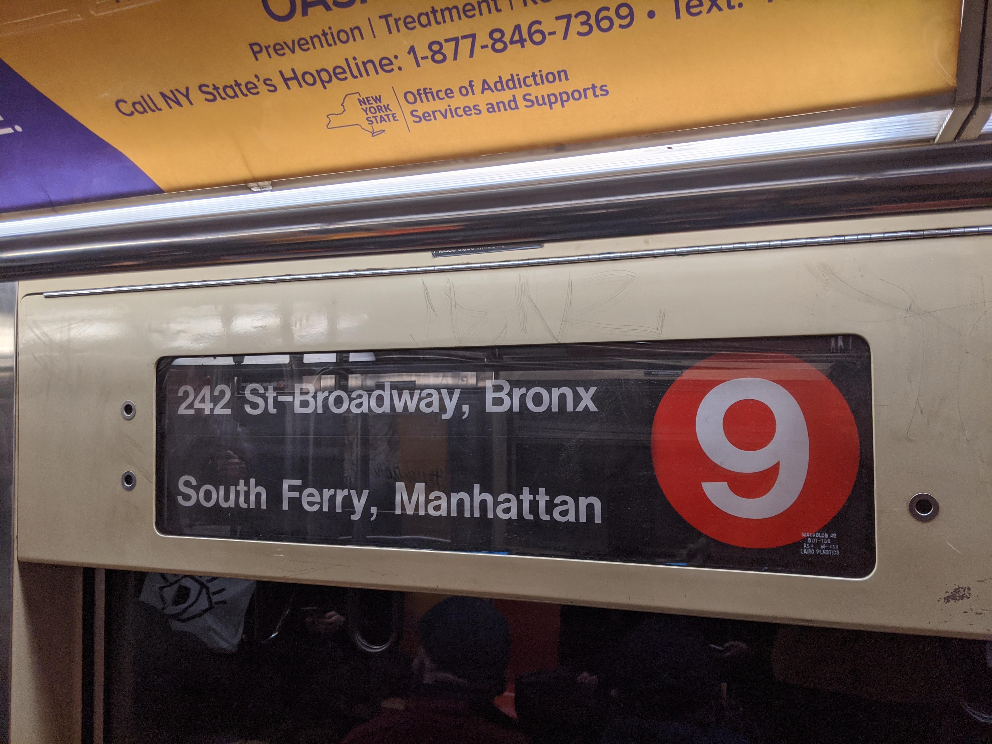 Does anyone know what is up with this 9 Train? r/nycrail