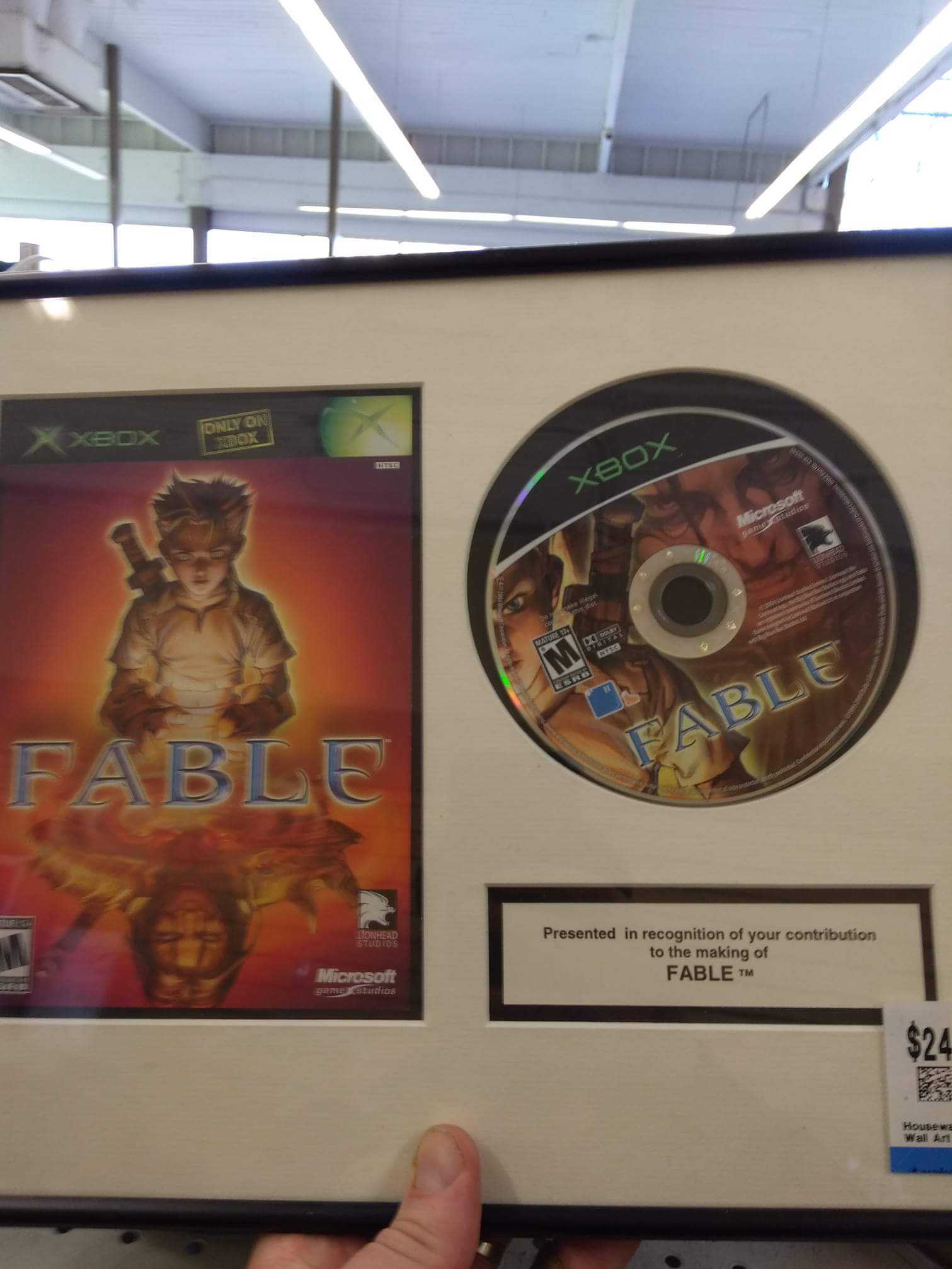 Found this at value village. Wonder if this was a given to developers