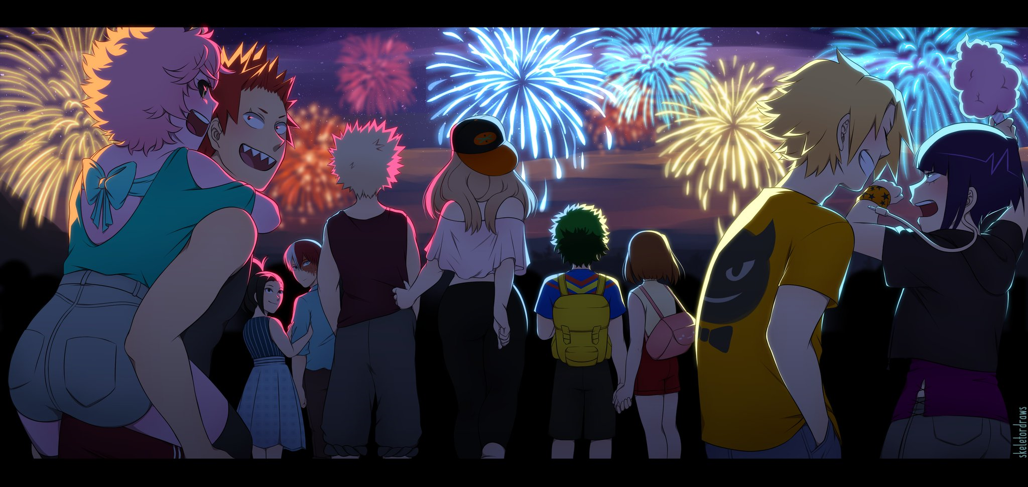 Fireworks Festival Group Date r/BokuNoShipAcademia