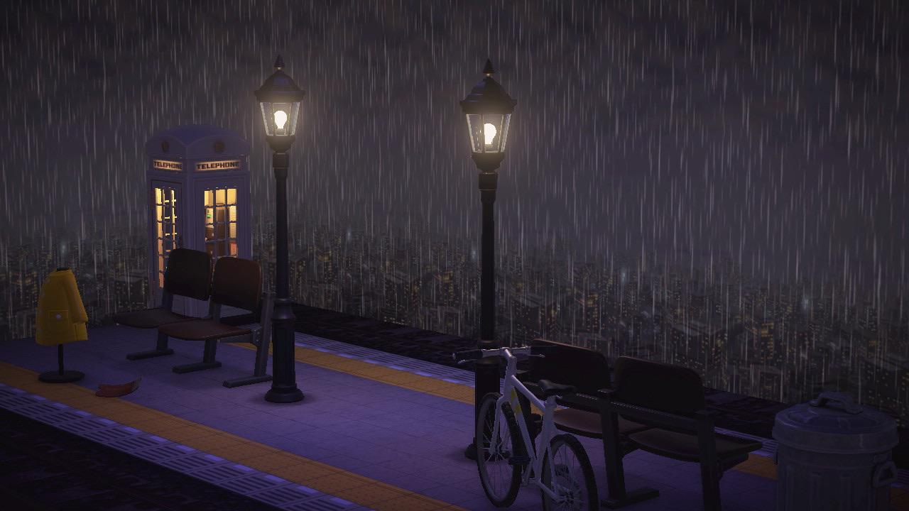 Finally found something to do with my basement after Saharah gave me the Stormy Night Wall! 🥺