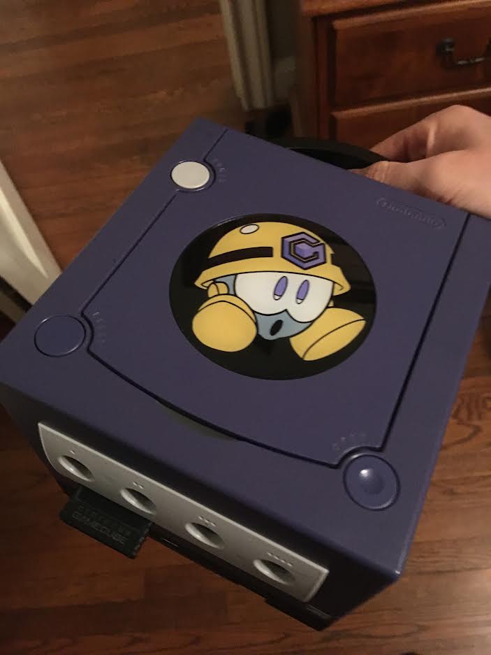 Custom Jewel for my Gamecube r/Megaman