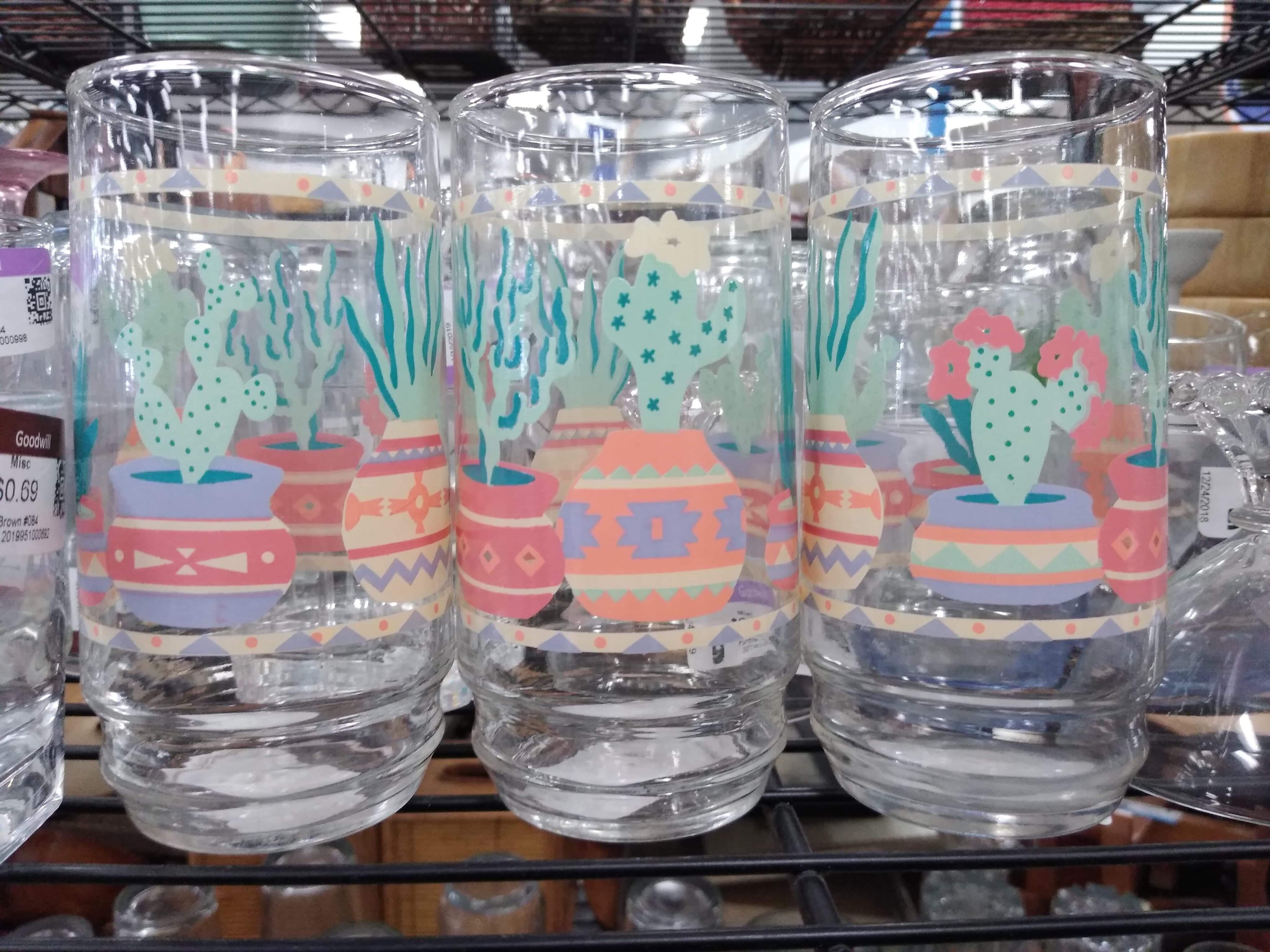 I found these glasses at goodwill and I am trying to get more but I