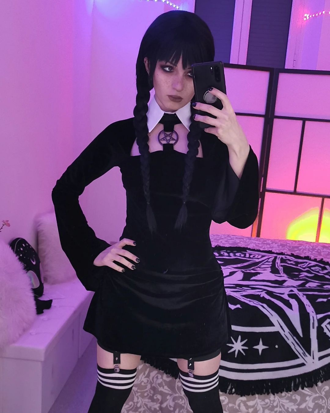 shiroktsne as Wednesday : ladiesofcosplay