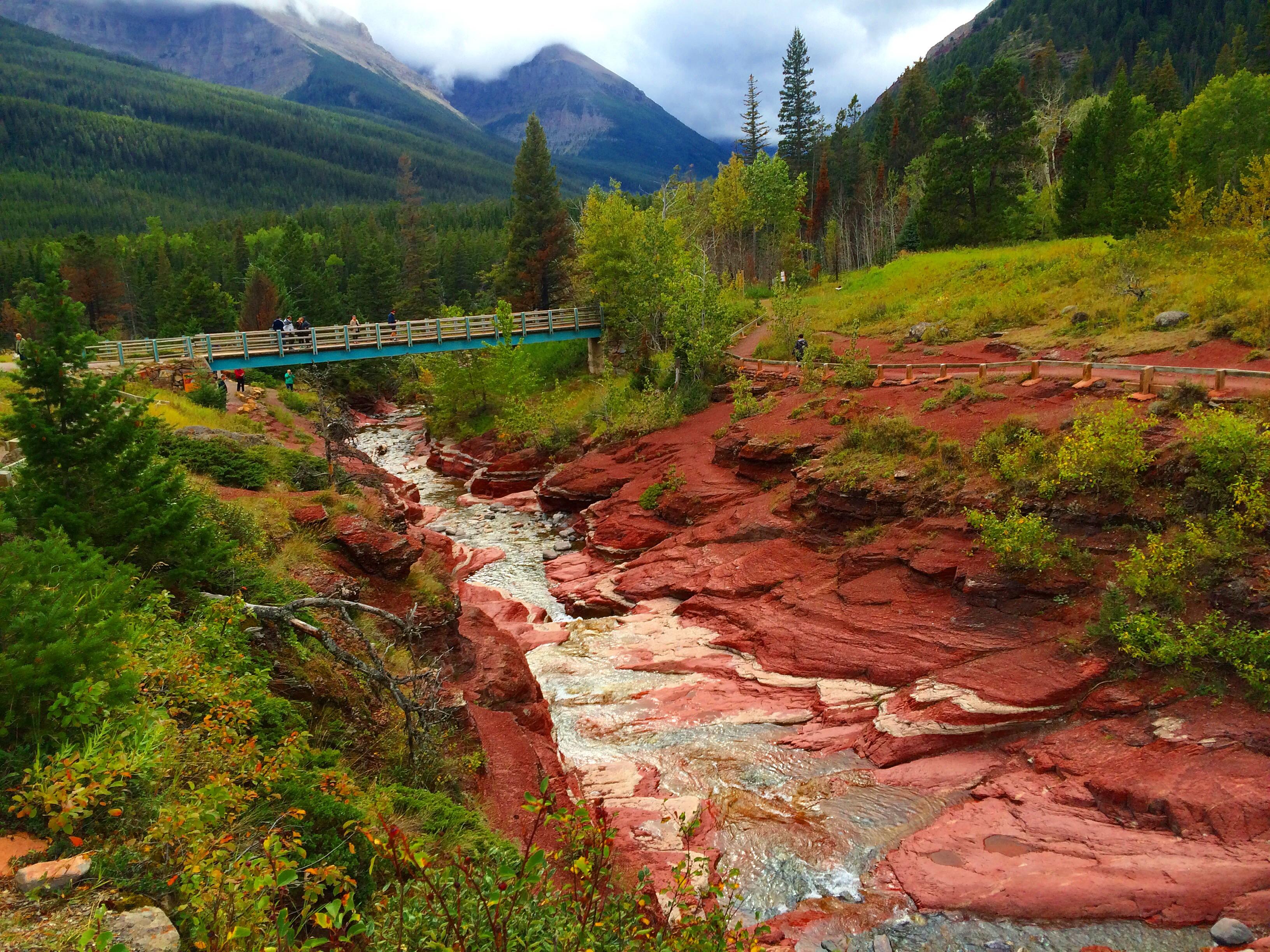 Red Rock Canyon. Waterton Lakes National Park. r/hiking