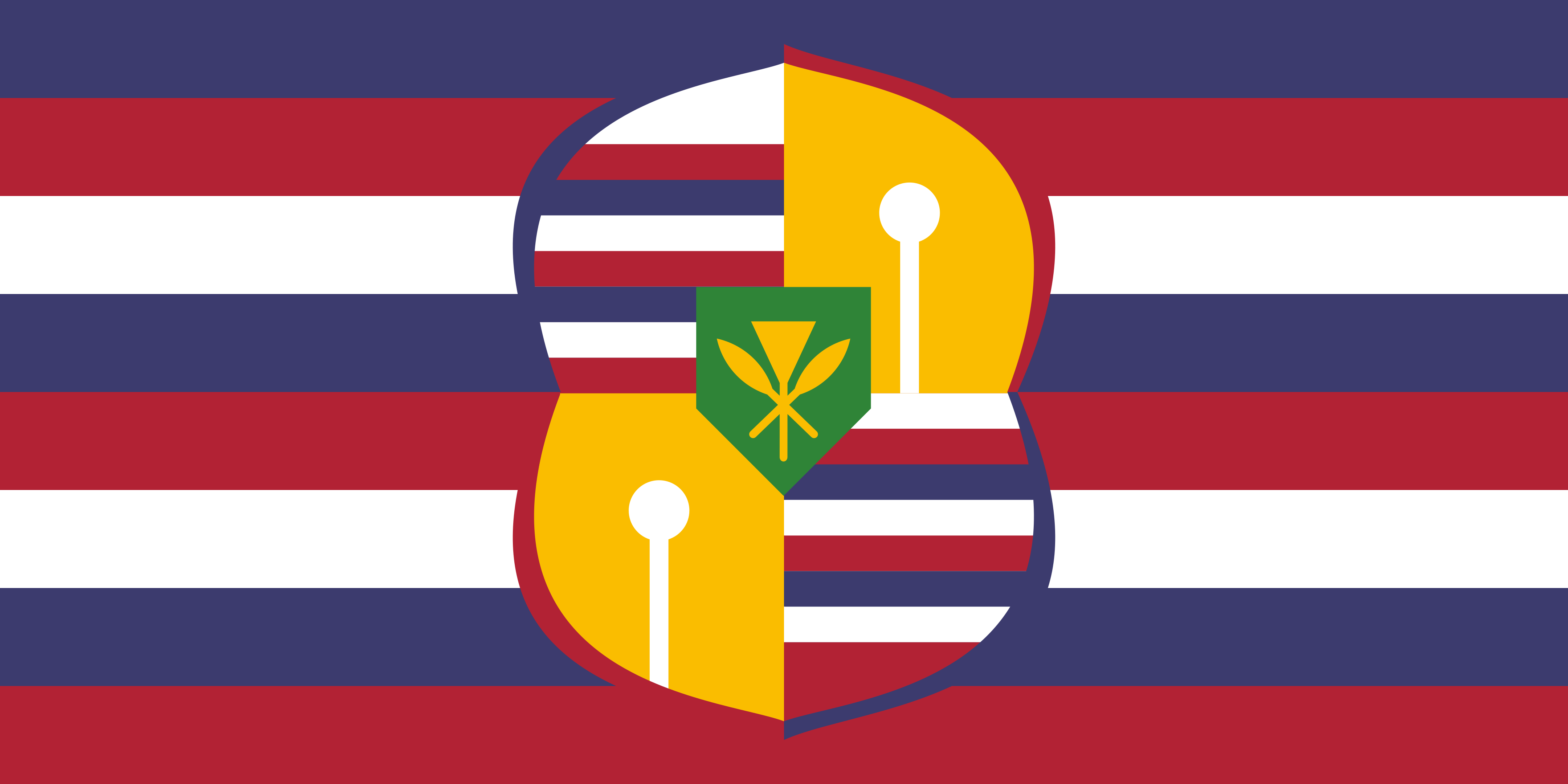 Flag of Hawaii Redesign (Select US Flags Redesign 11/57) r/vexillology