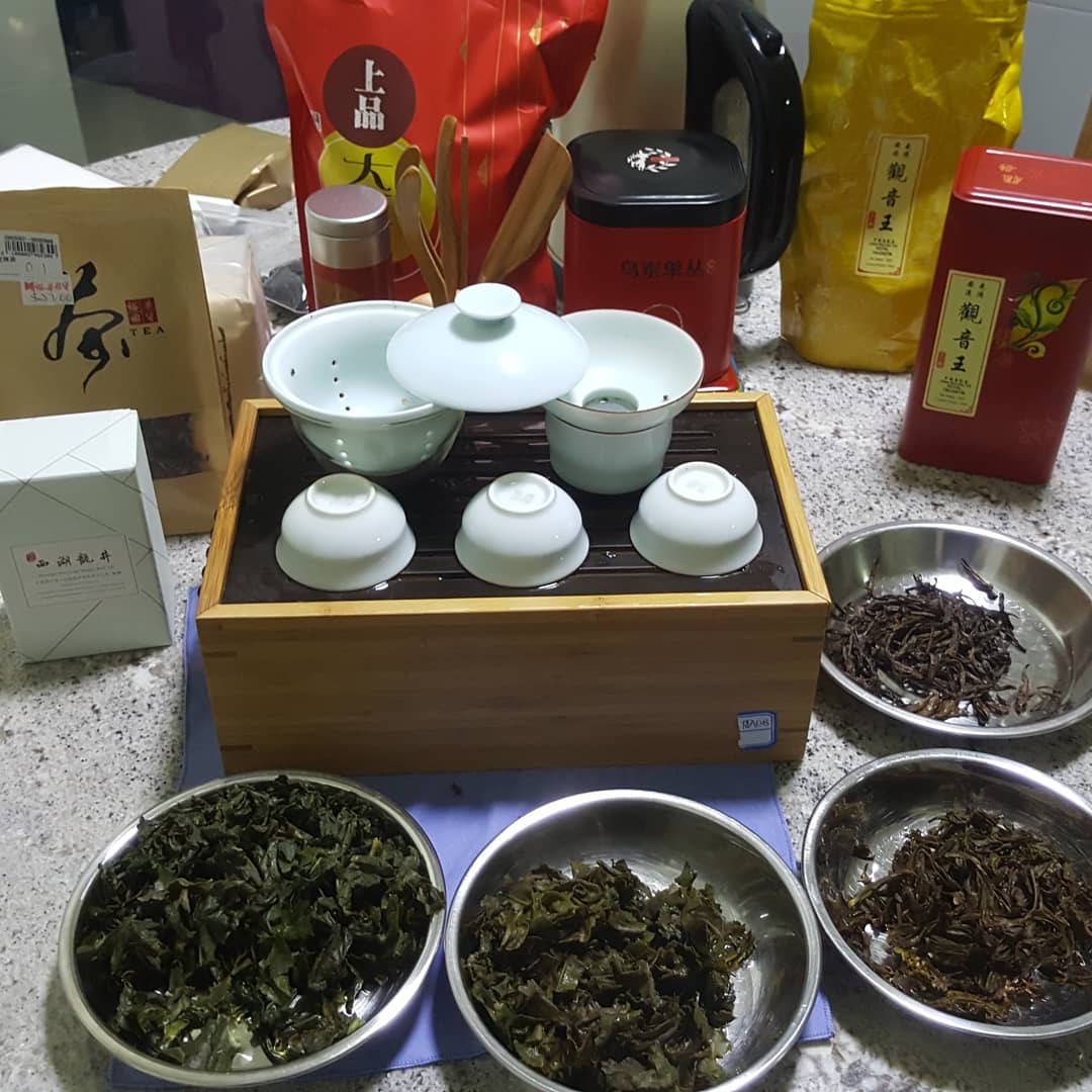 Nice tea session with the bros post dinner r/tea
