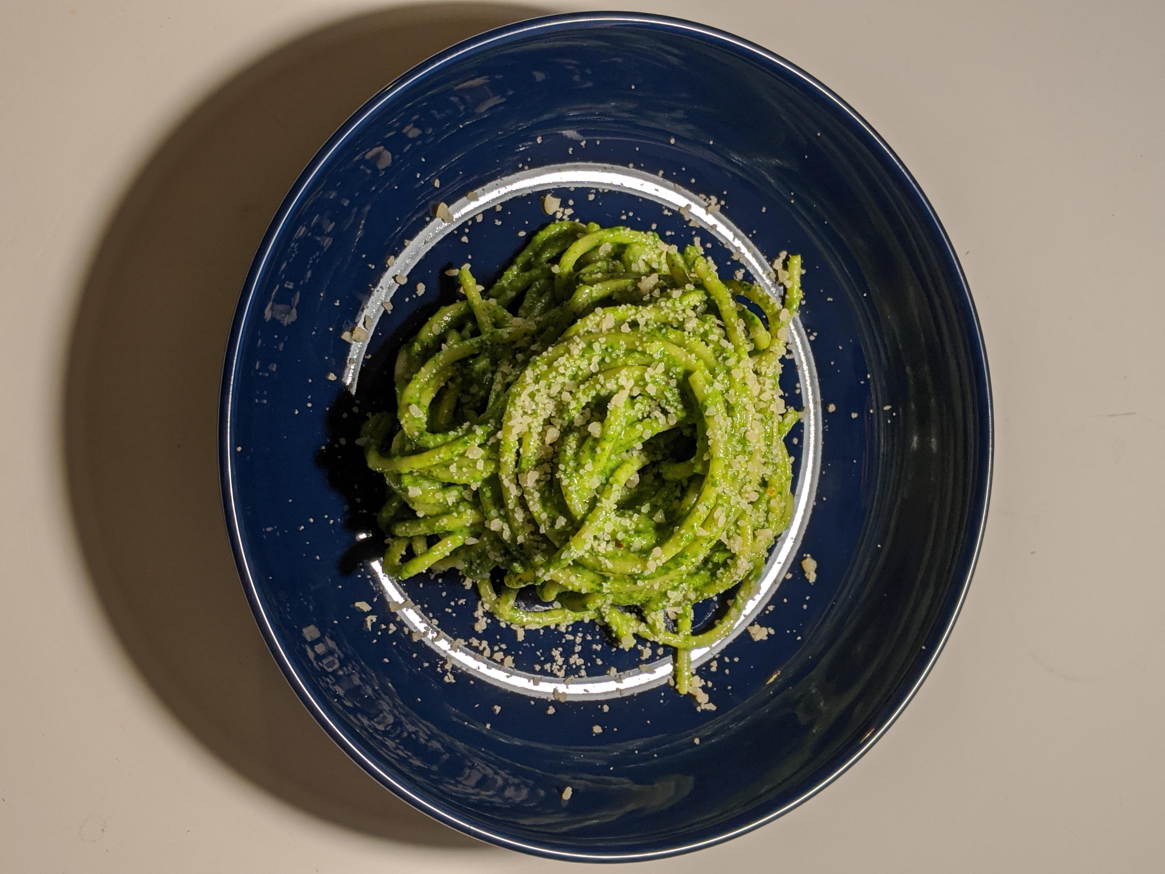 [Homemade] Kale & Pistachio Pesto r/food