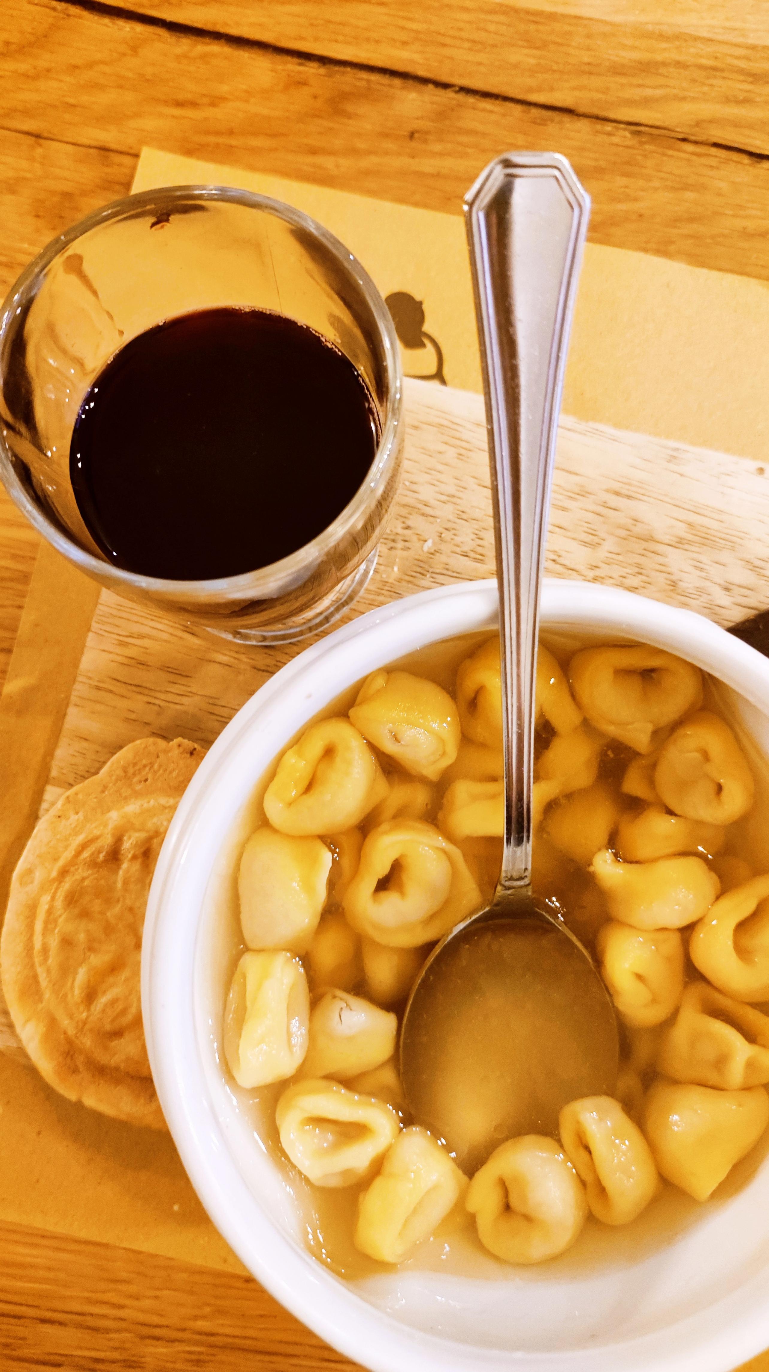 [I ate] Tortellini in brodo r/food