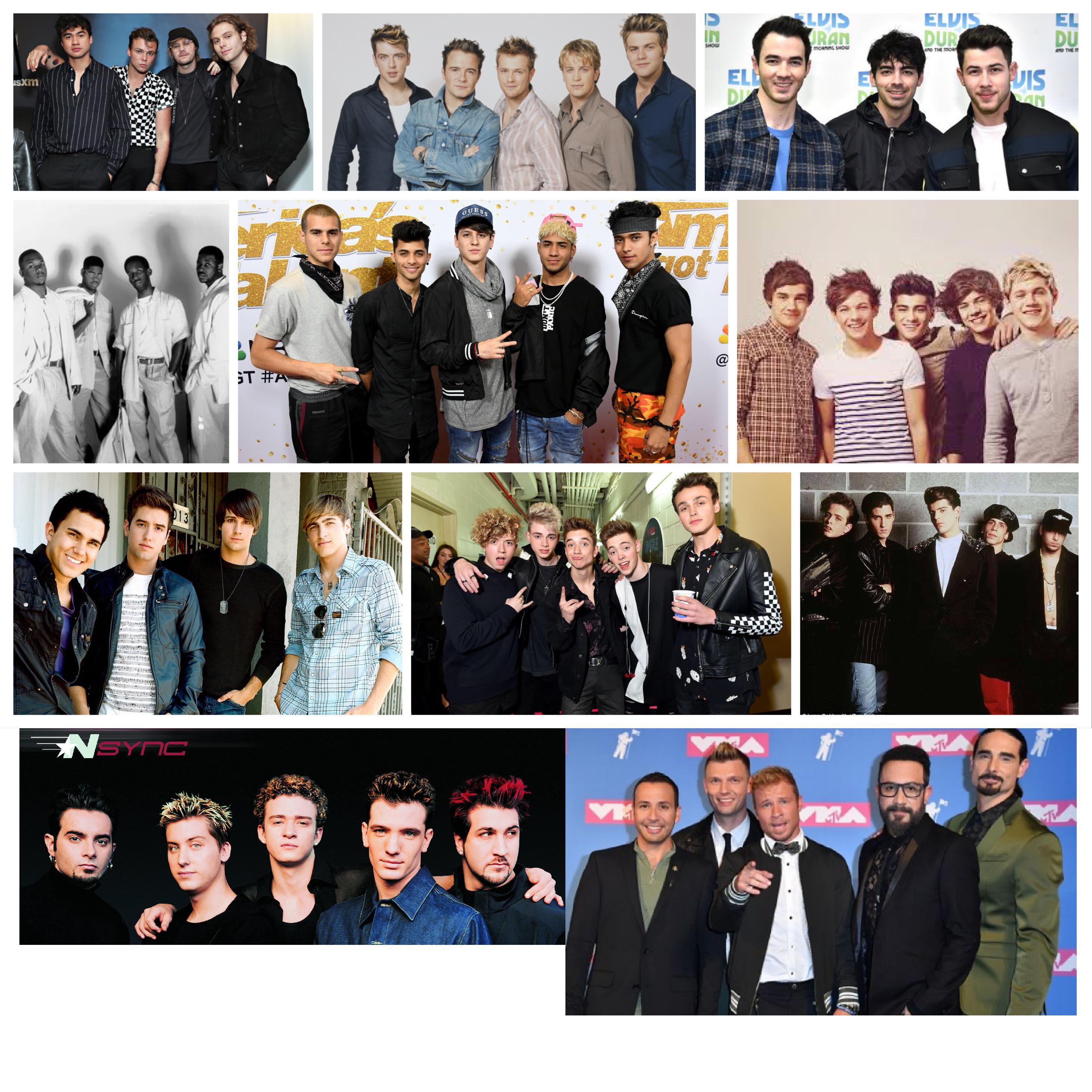 Threw a bunch of boy bands together. ( I’m sure I missed a lot of
