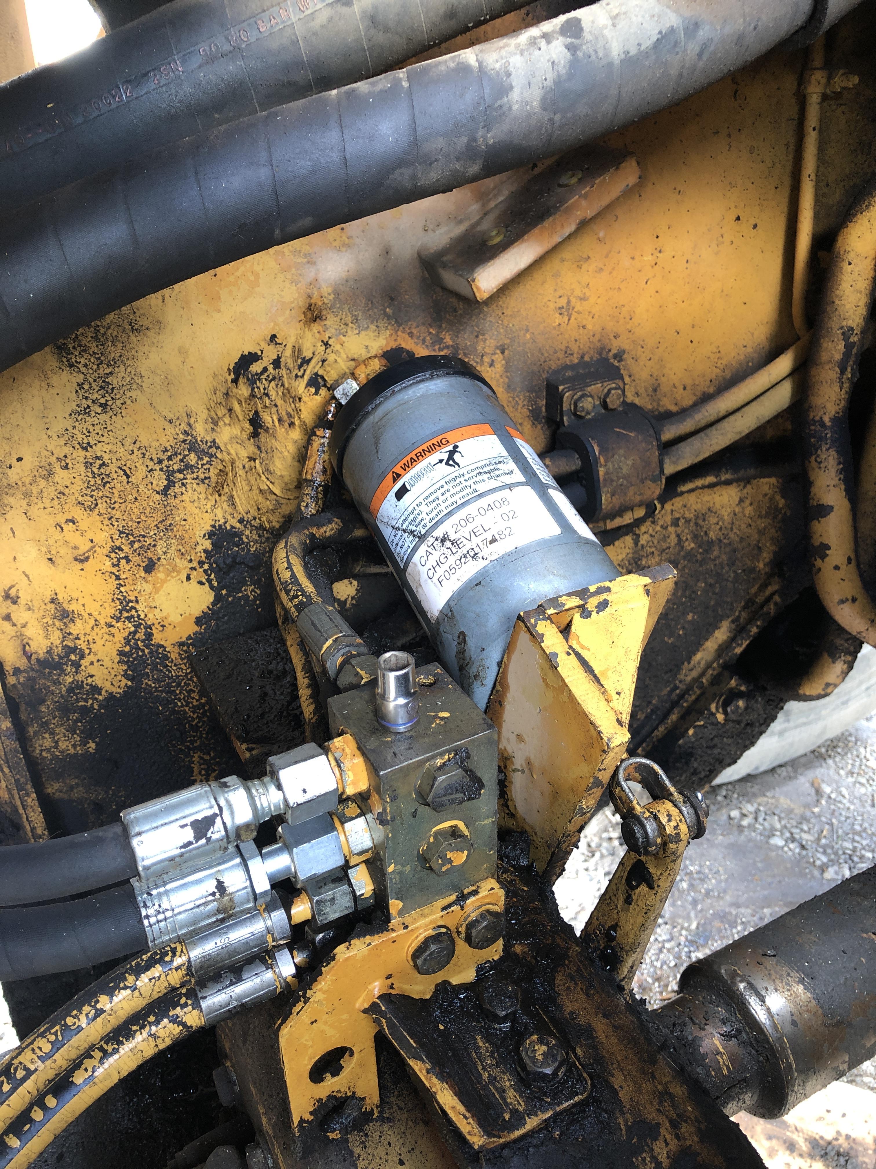 Cat 966G parking brake— 10mm for scale