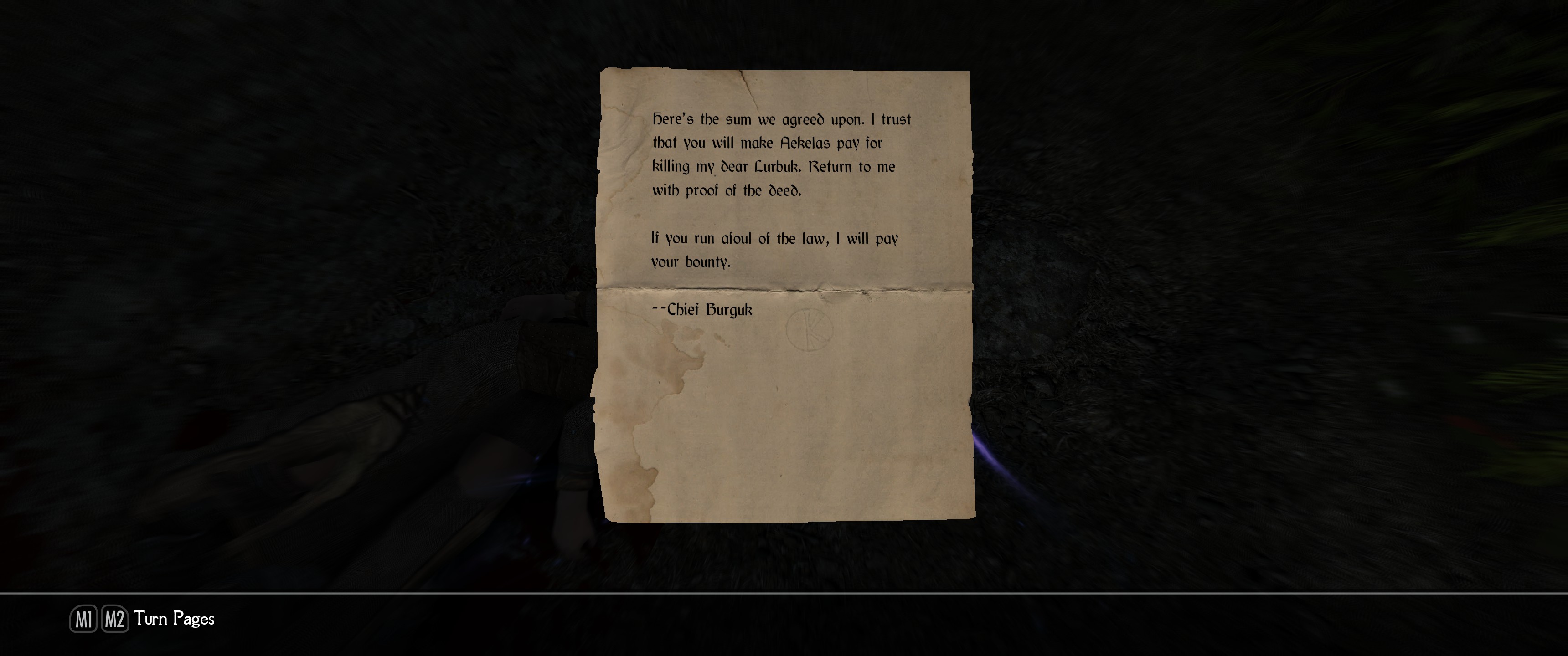 I didn't realise the Orcs were this close. skyrim