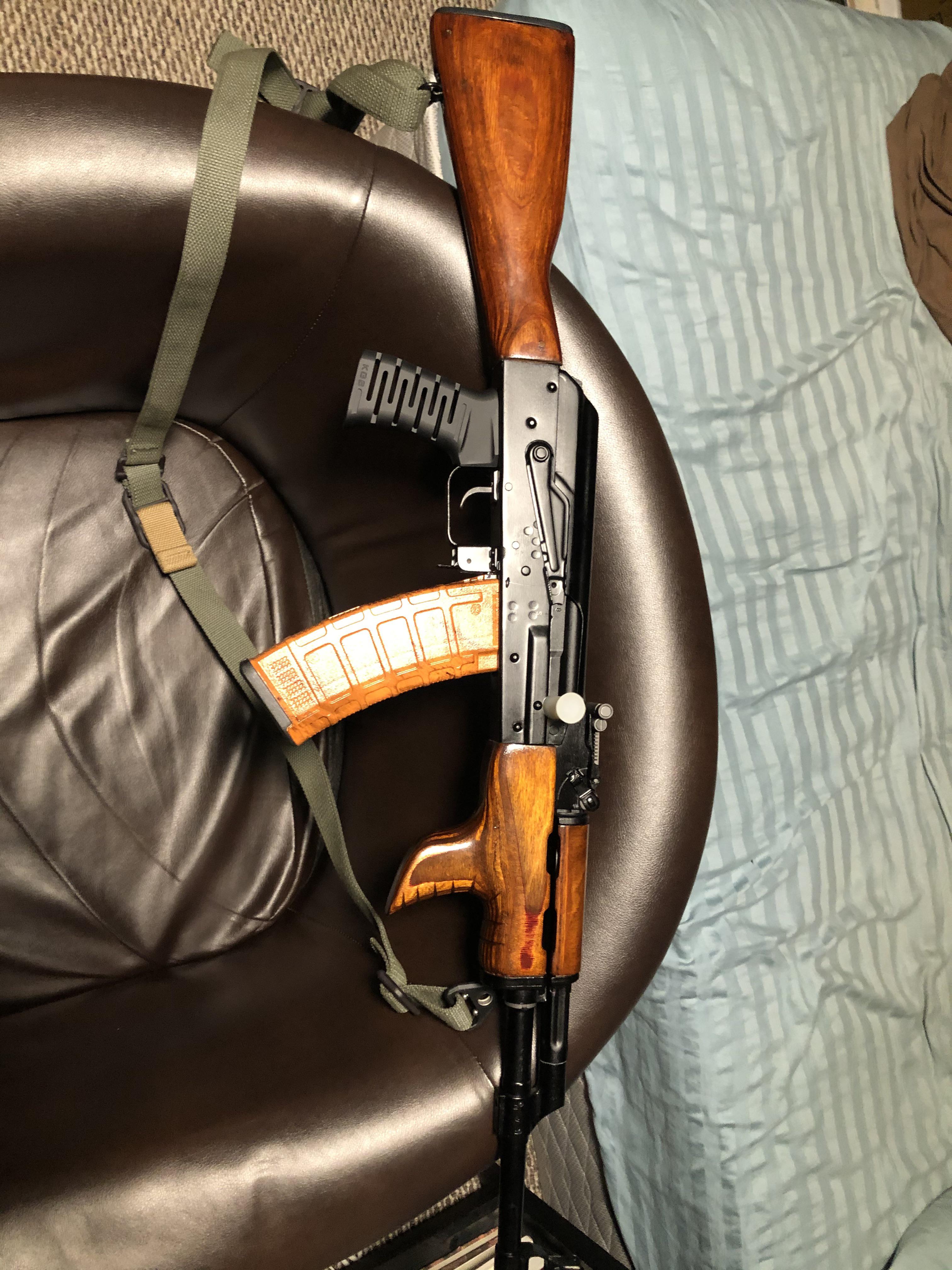 Not sure I like the wood on my vepr. I like the regular polymer