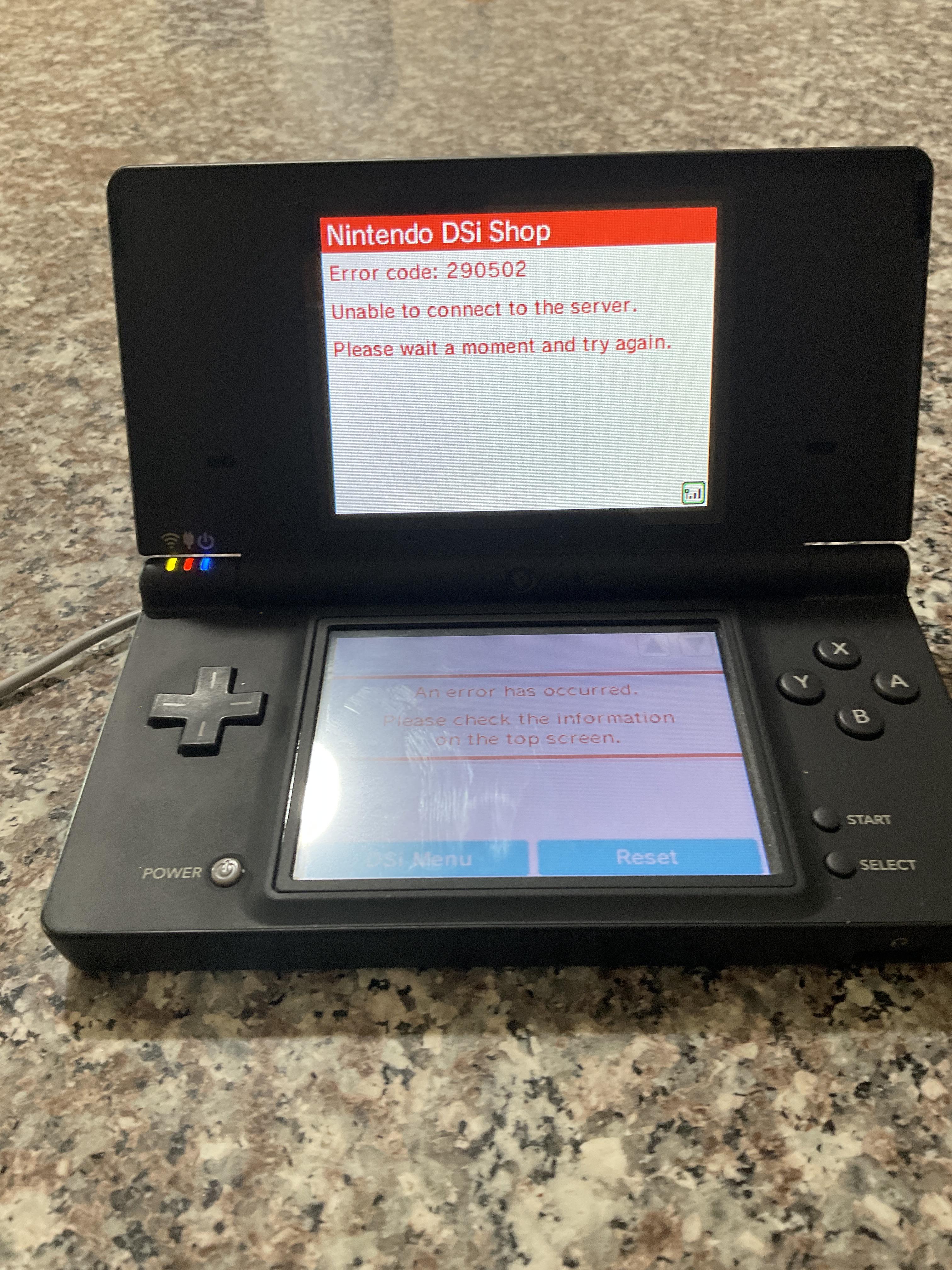 No one’s talking about how the dsi shop is down too r/3DS