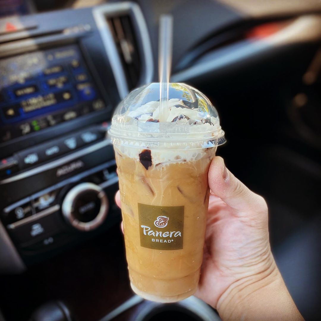 I love the iced coffee with half&half milk, whipped cream and chocolate