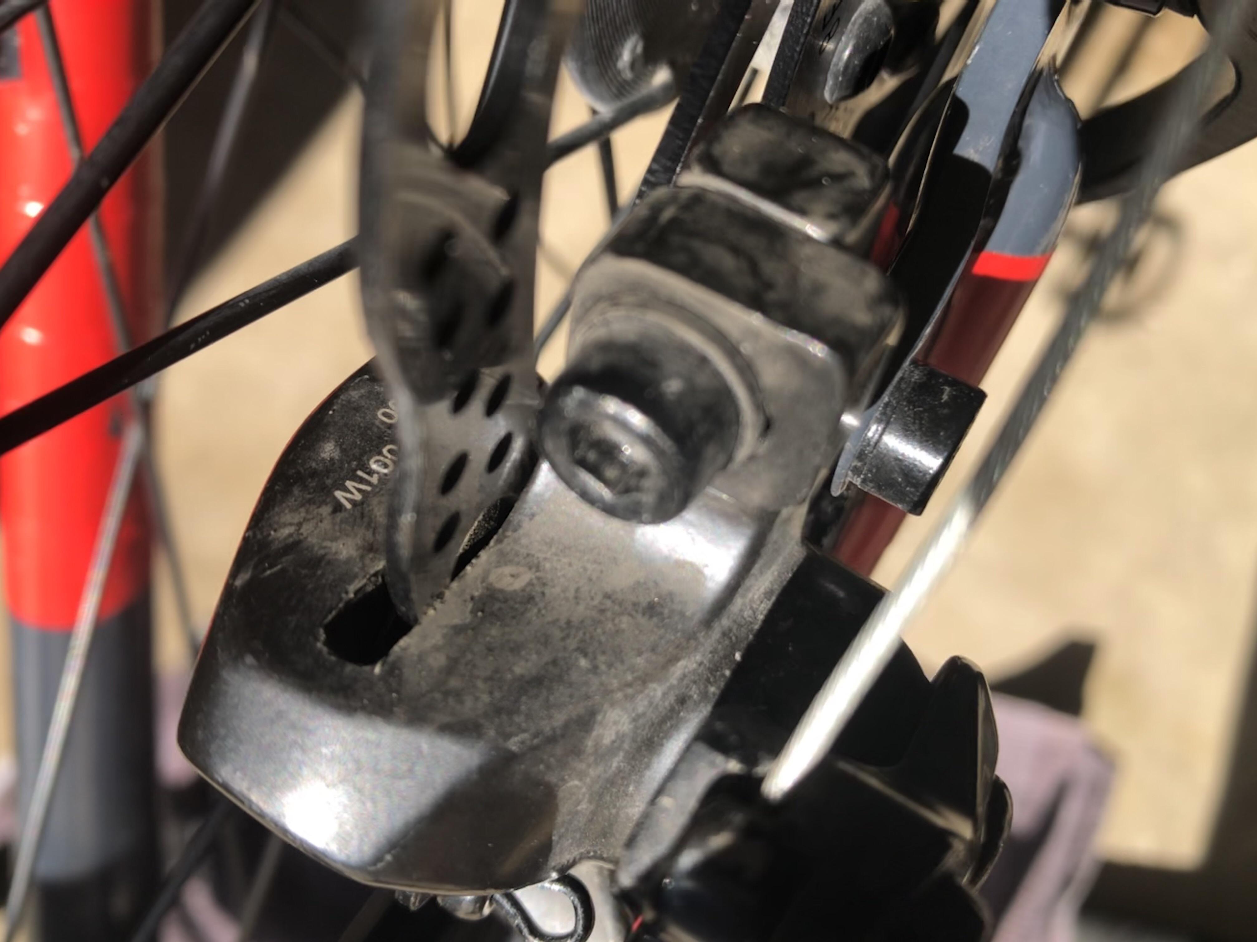 Disc brake rotor rubbing against caliper body r/bikewrench