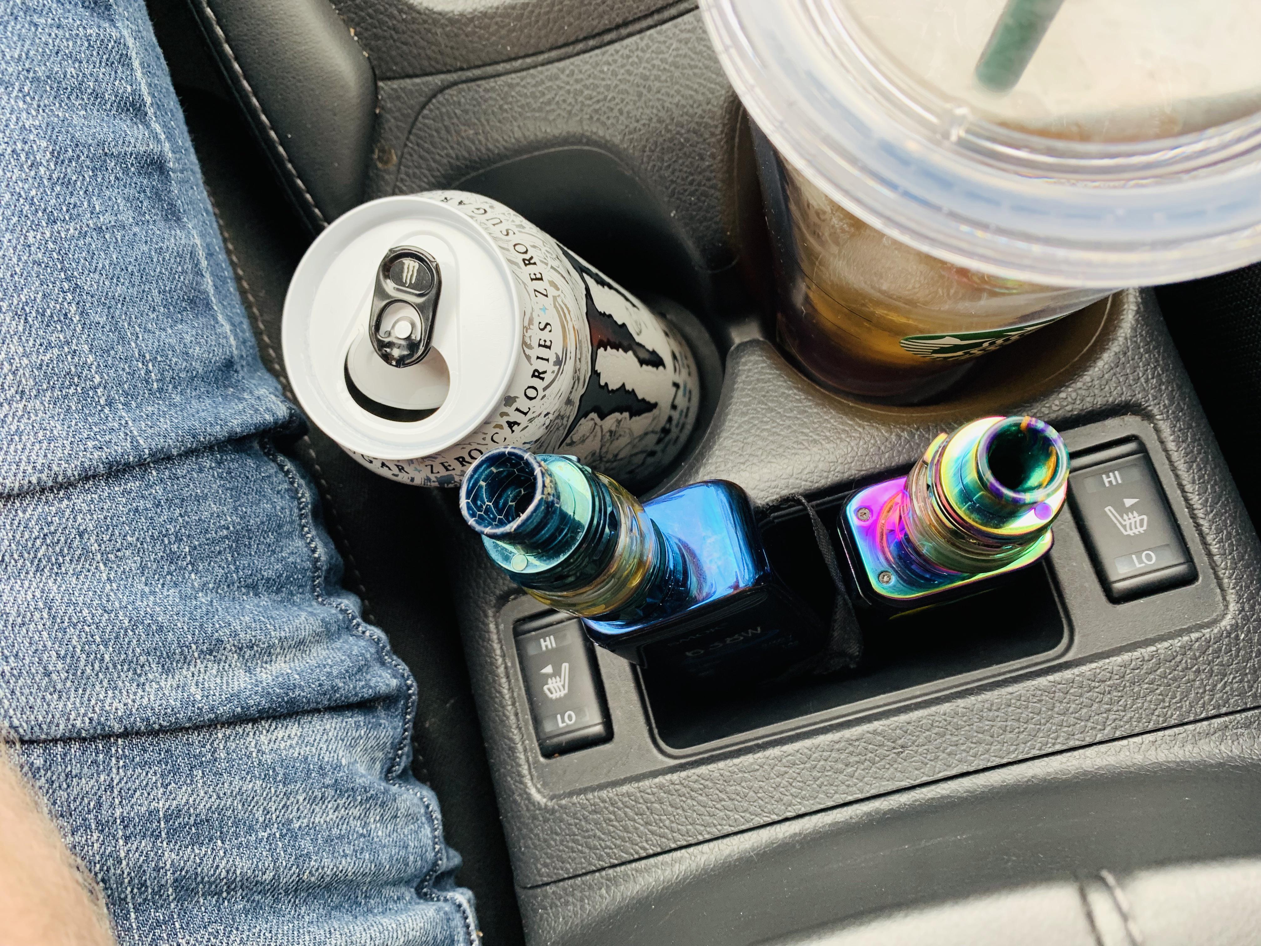 Excited our rental car has the perfect vape holder r/Vaping