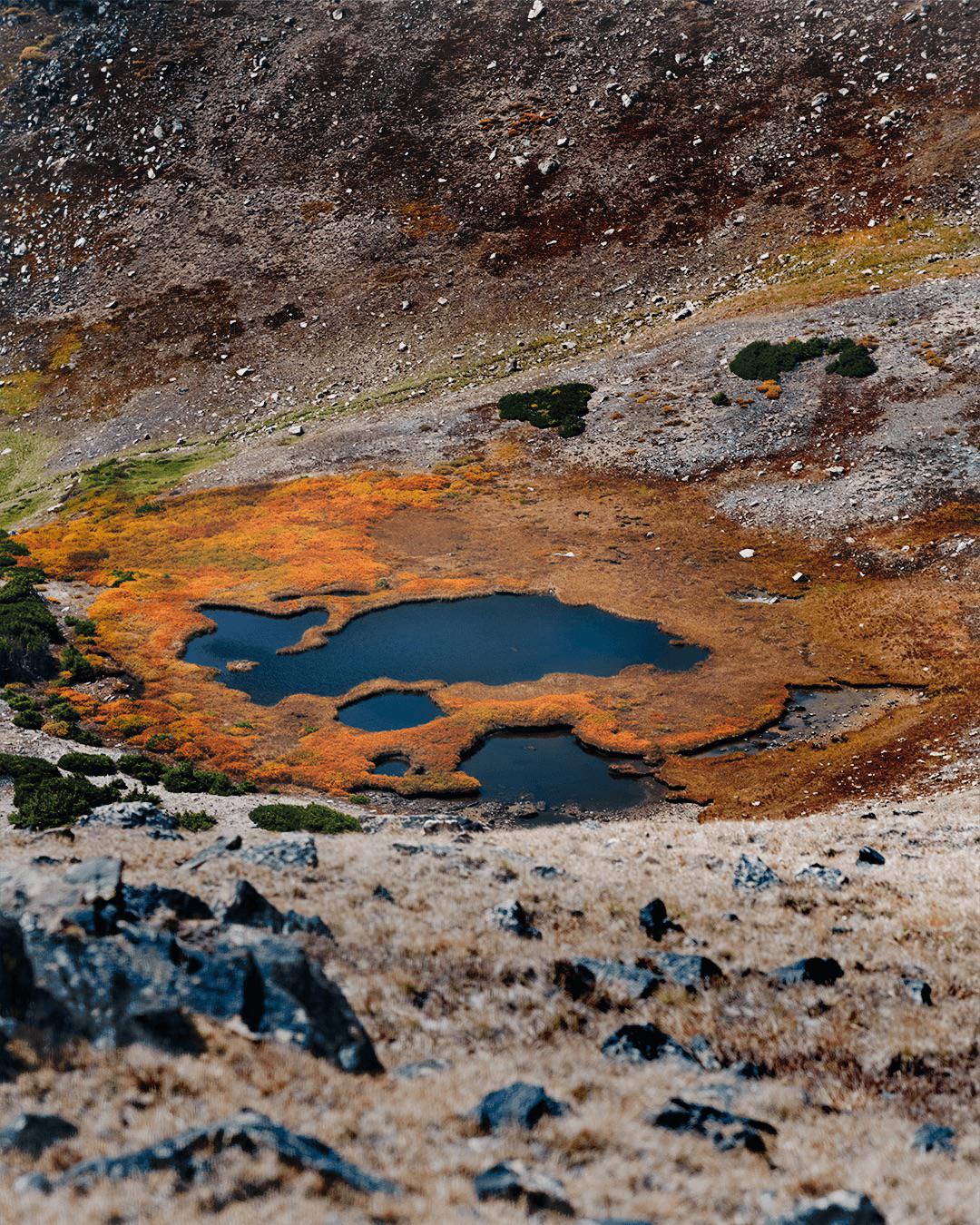 Sweater weather at Vasquez Peak in Arapaho Ntl Forest lake right below