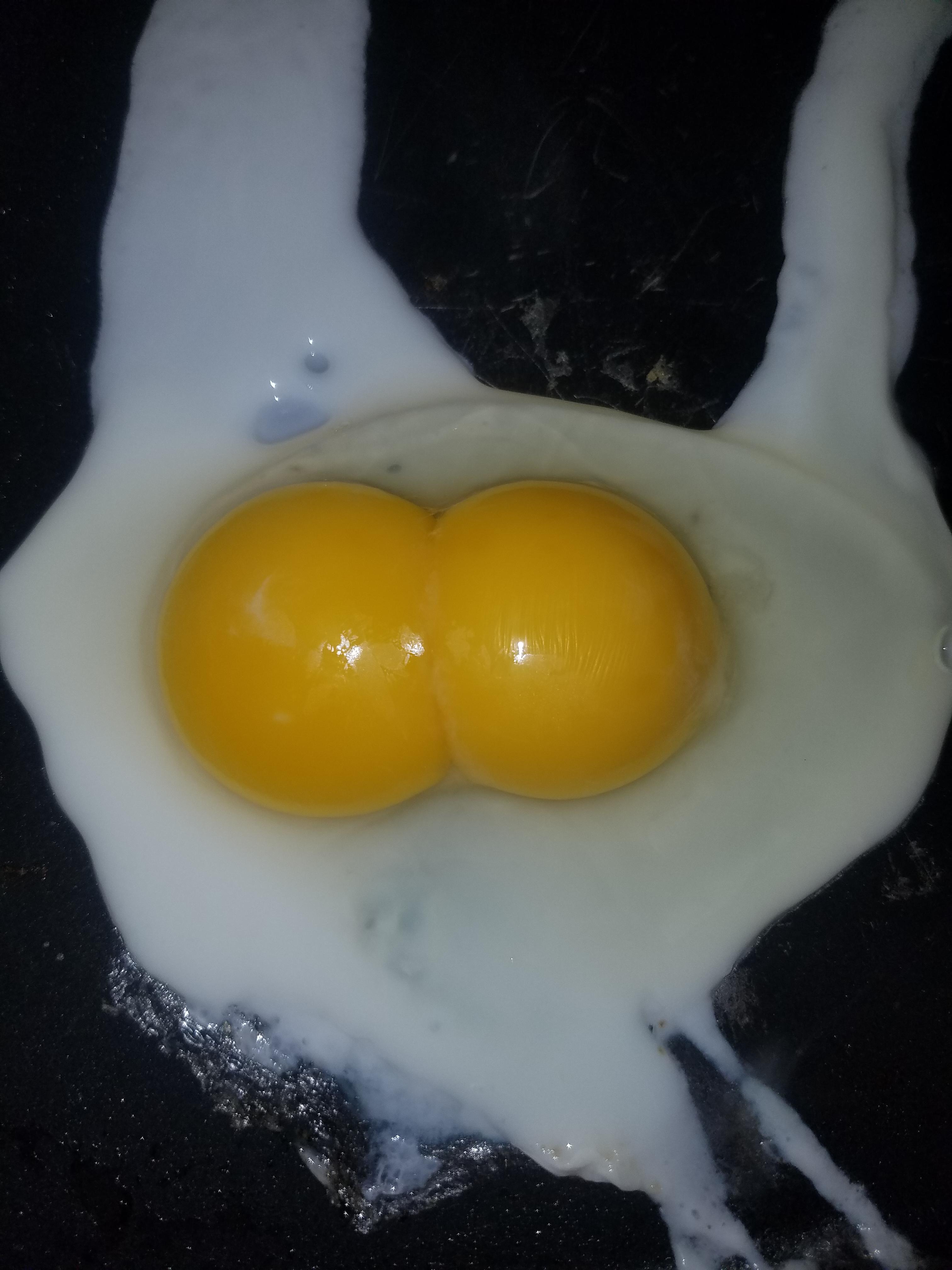 My egg had two yolks r/interesting